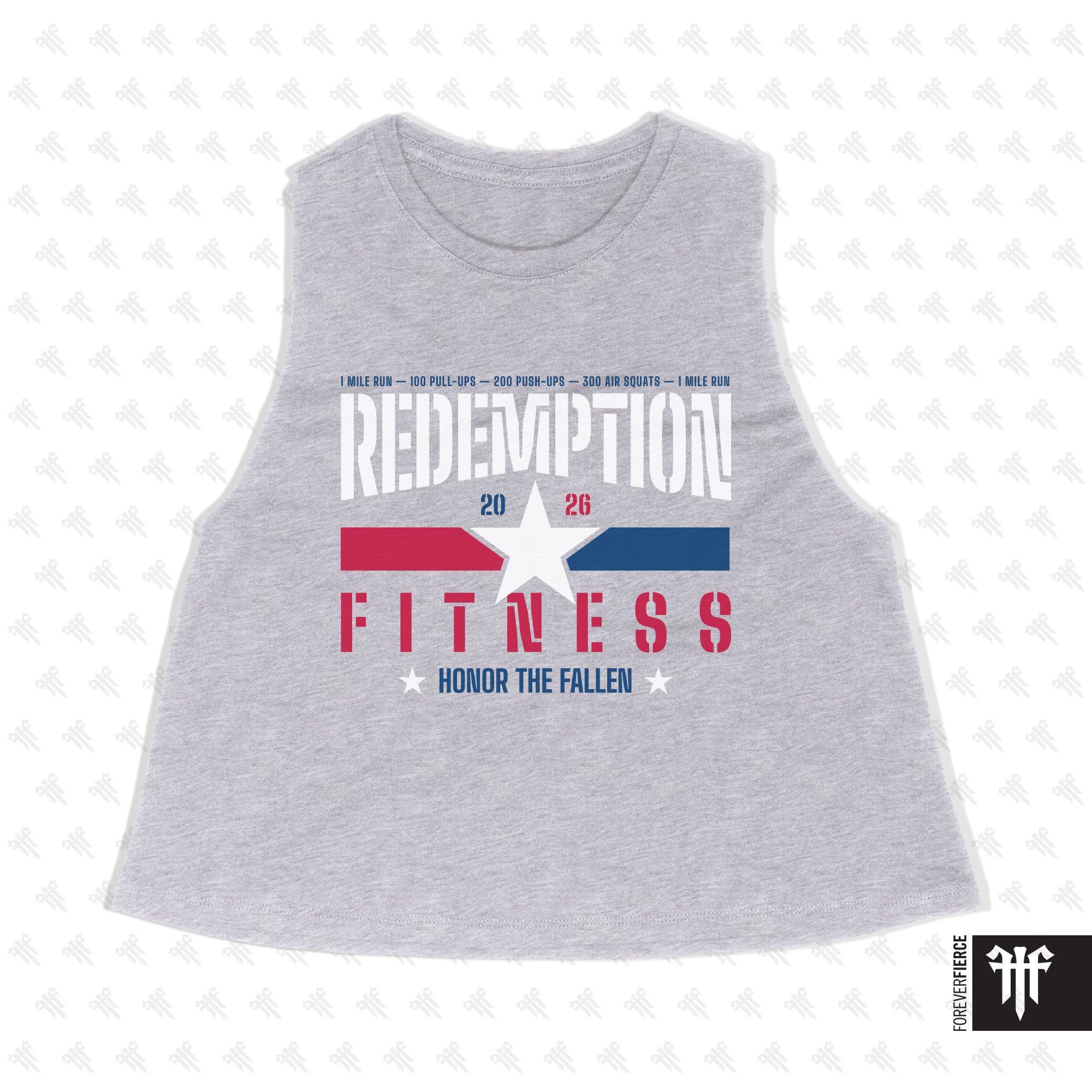 Redemption Fitness April 2026 Womens Crop Tank