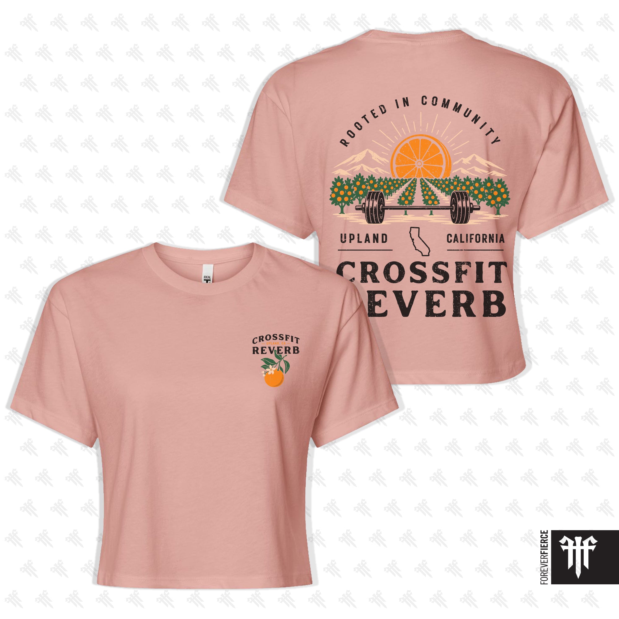CrossFit Reverb July 2026 Womens Crop Tee
