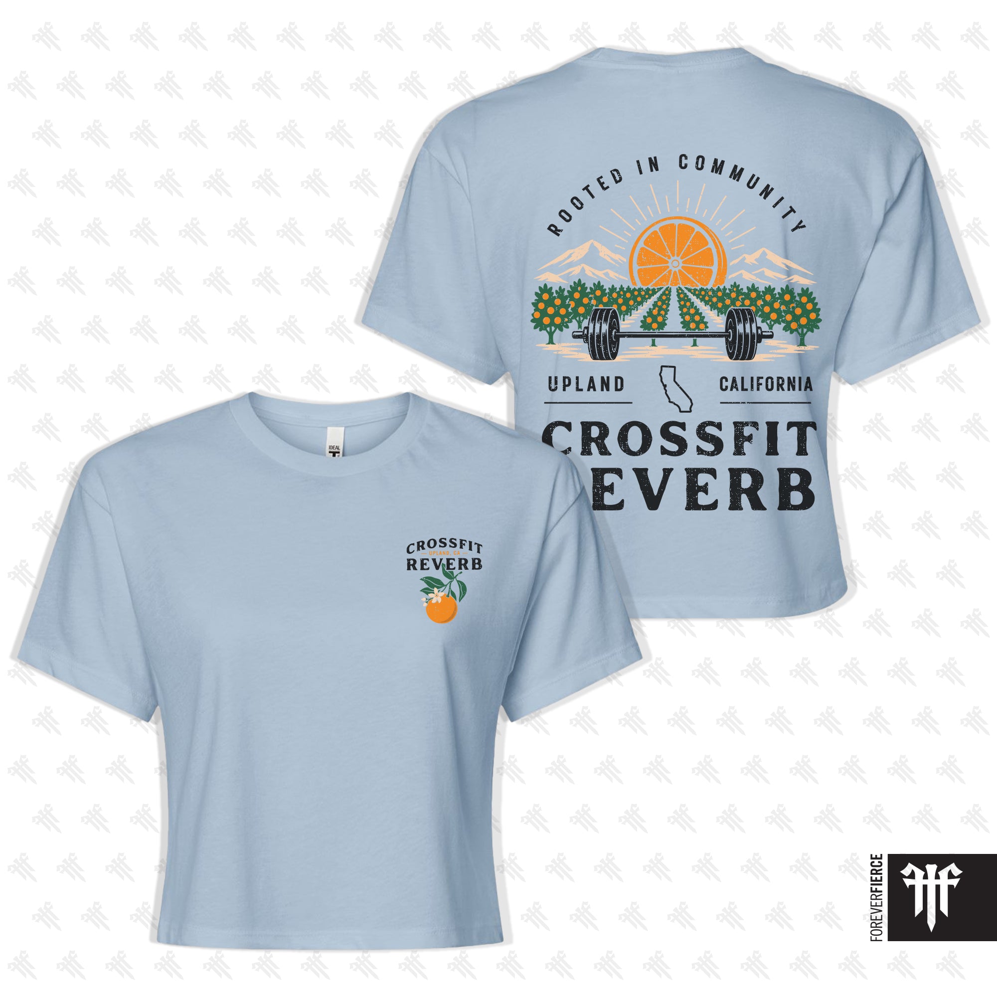 CrossFit Reverb July 2026 Womens Crop Tee