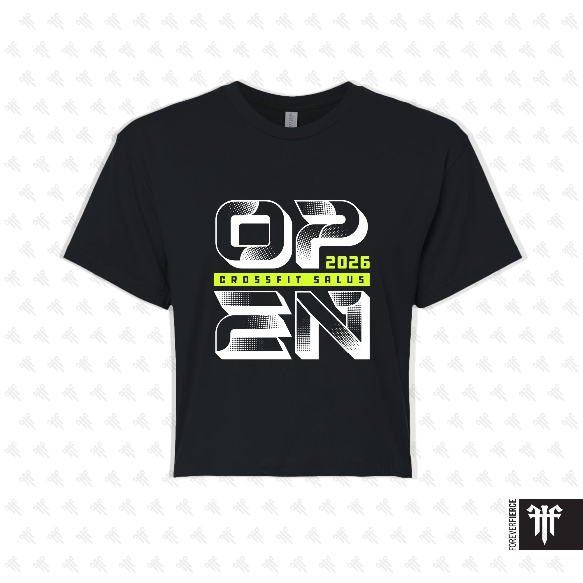 CrossFit Salus January 2026 Womens Crop Tee