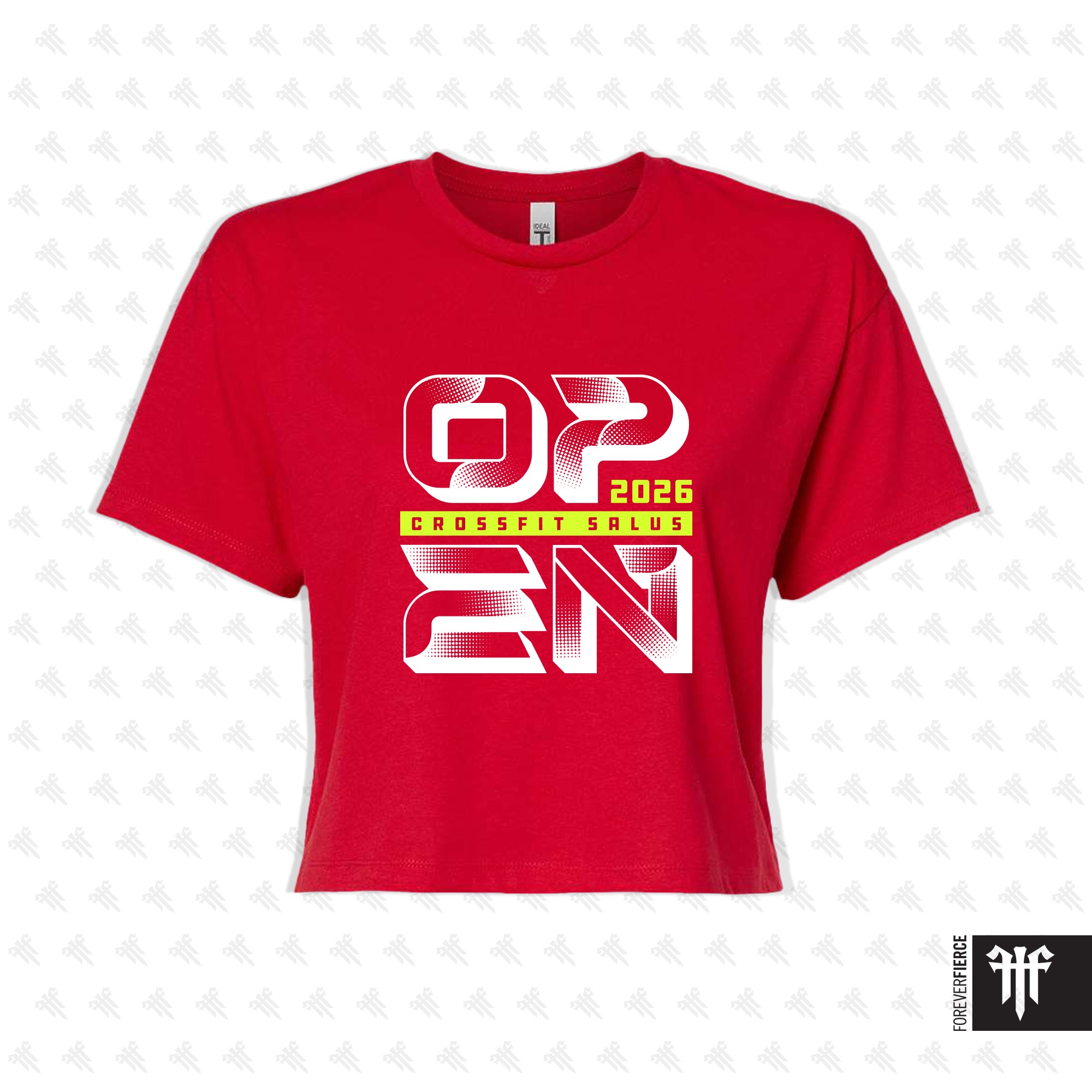 CrossFit Salus January 2026 Womens Crop Tee