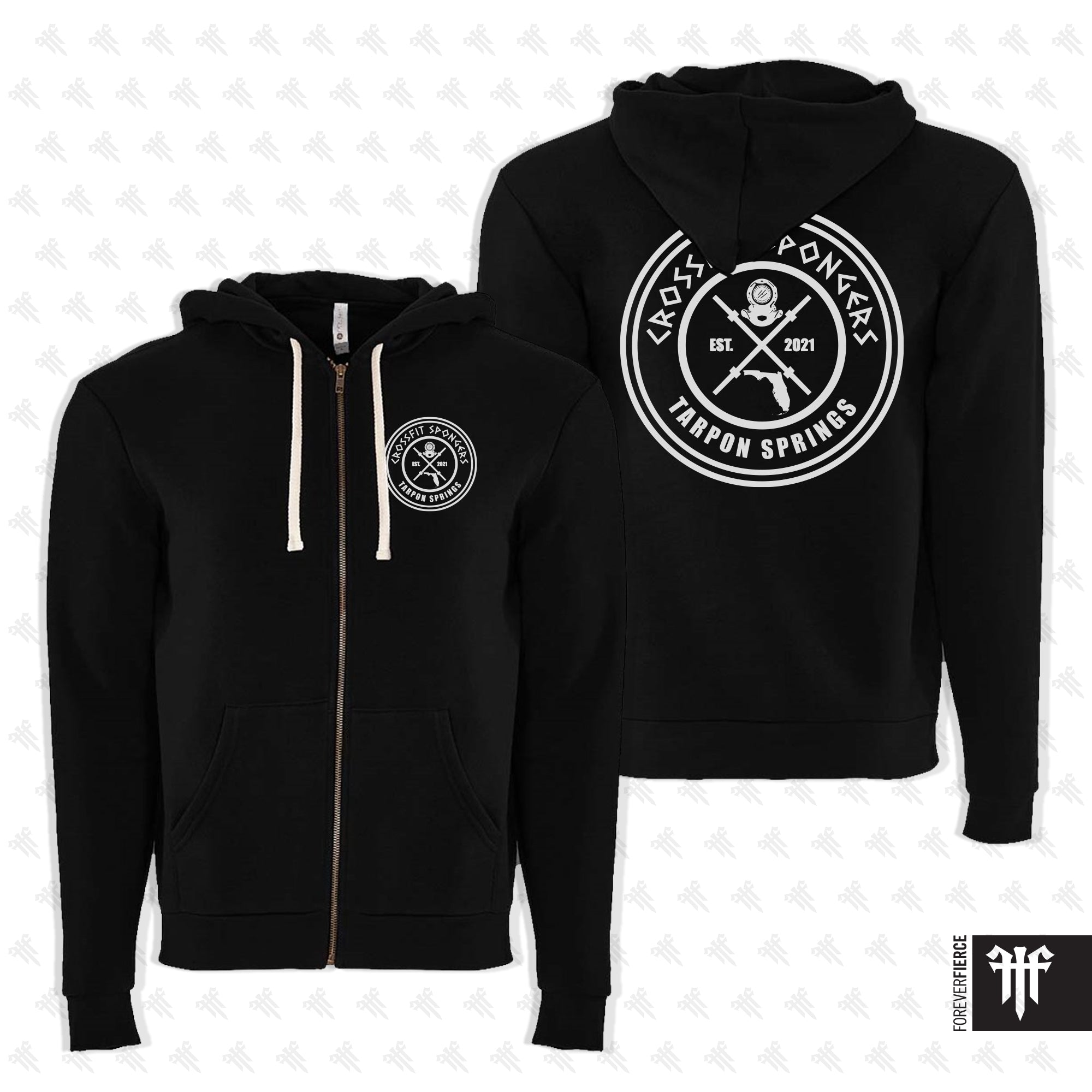 CrossFit Spongers February 2026 Full-Zip Hoodie