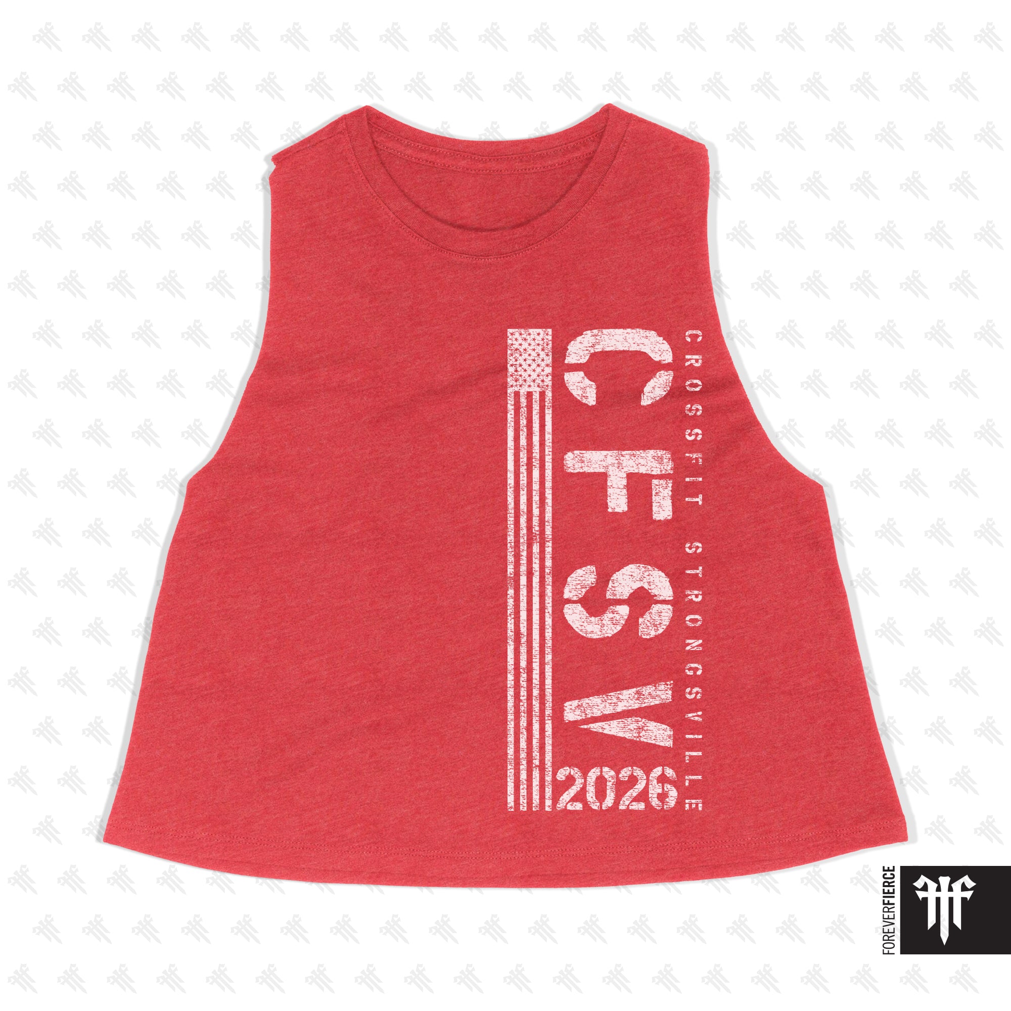 CrossFit Strongsville April 2026 Womens Crop Tank