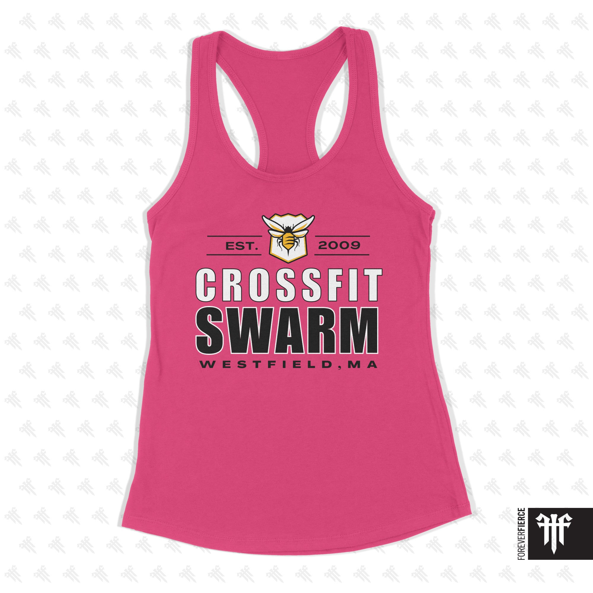 CrossFit Swarm May 2026 Light Background Womens Racerback