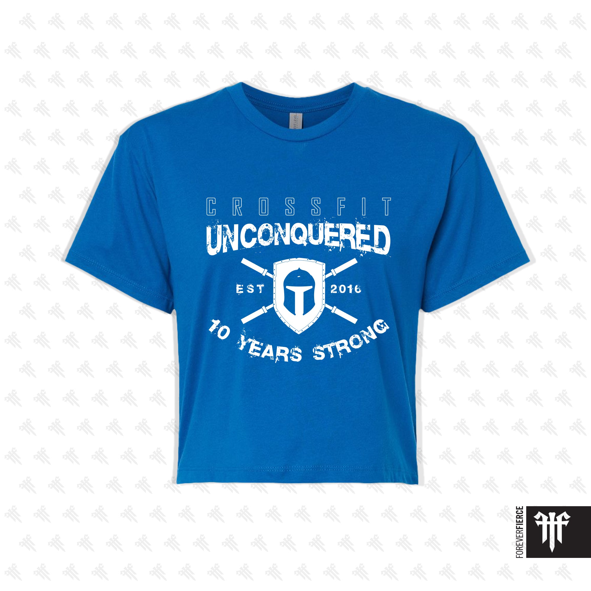 CrossFit Unconquered June 2026 Womens Crop Tee