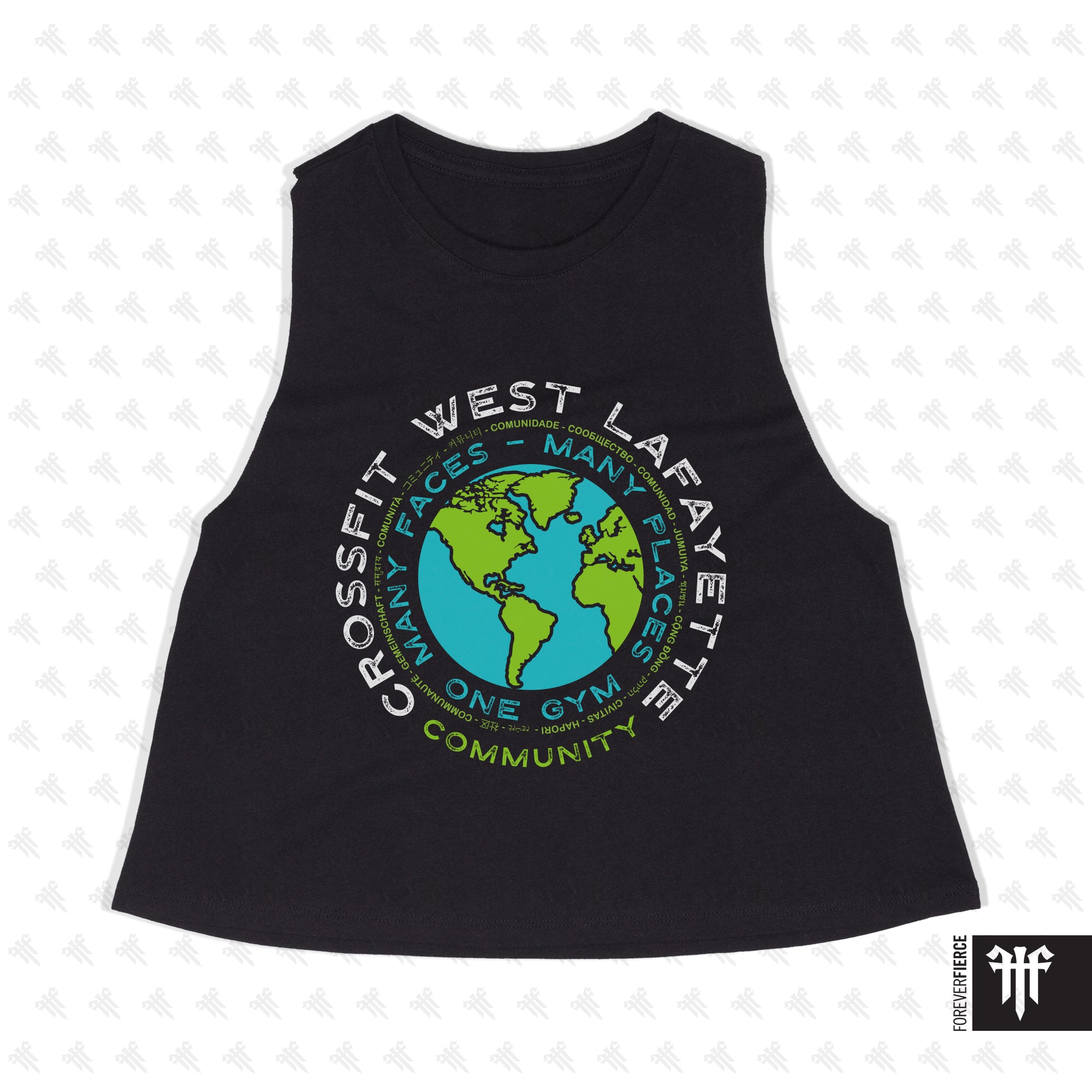 CrossFit West Lafayette January 2026 Womens Crop Tank