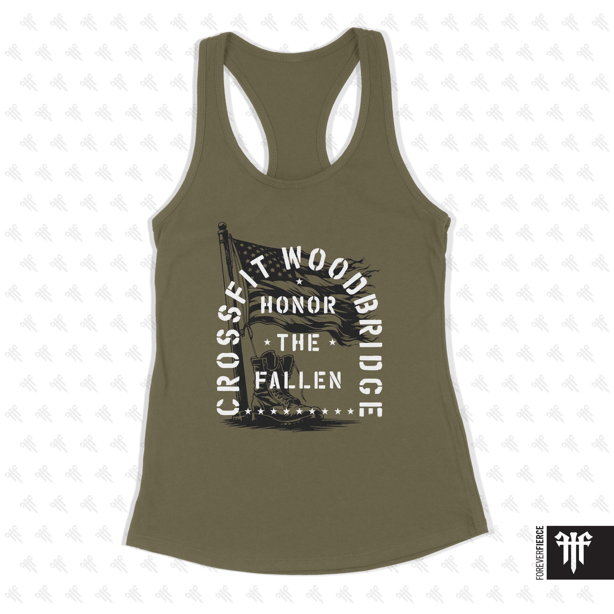 CrossFit Woodbridge April 2026 Womens Racerback