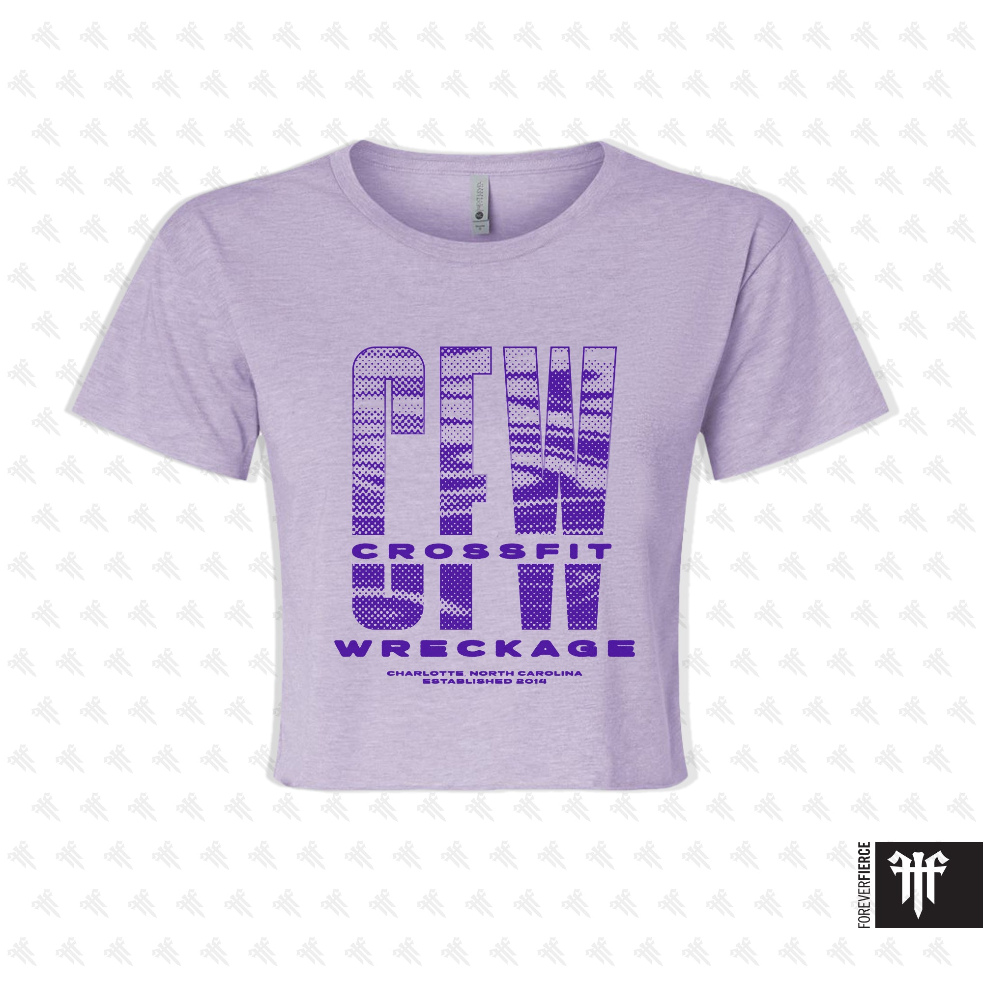 CrossFit Wreckage June 2026 Womens Crop Tee