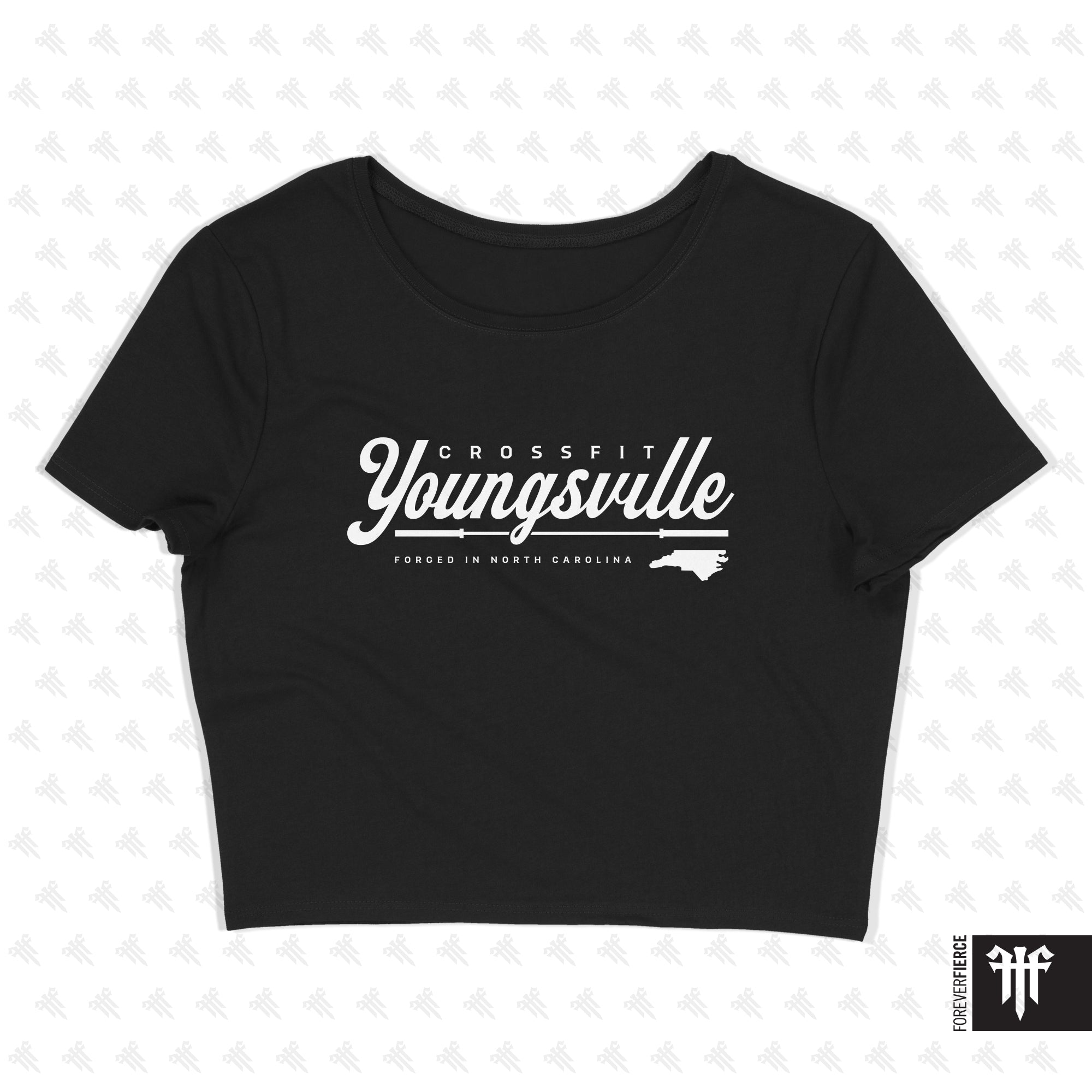 CrossFit Youngsville January 2026 Womens Crop Tee