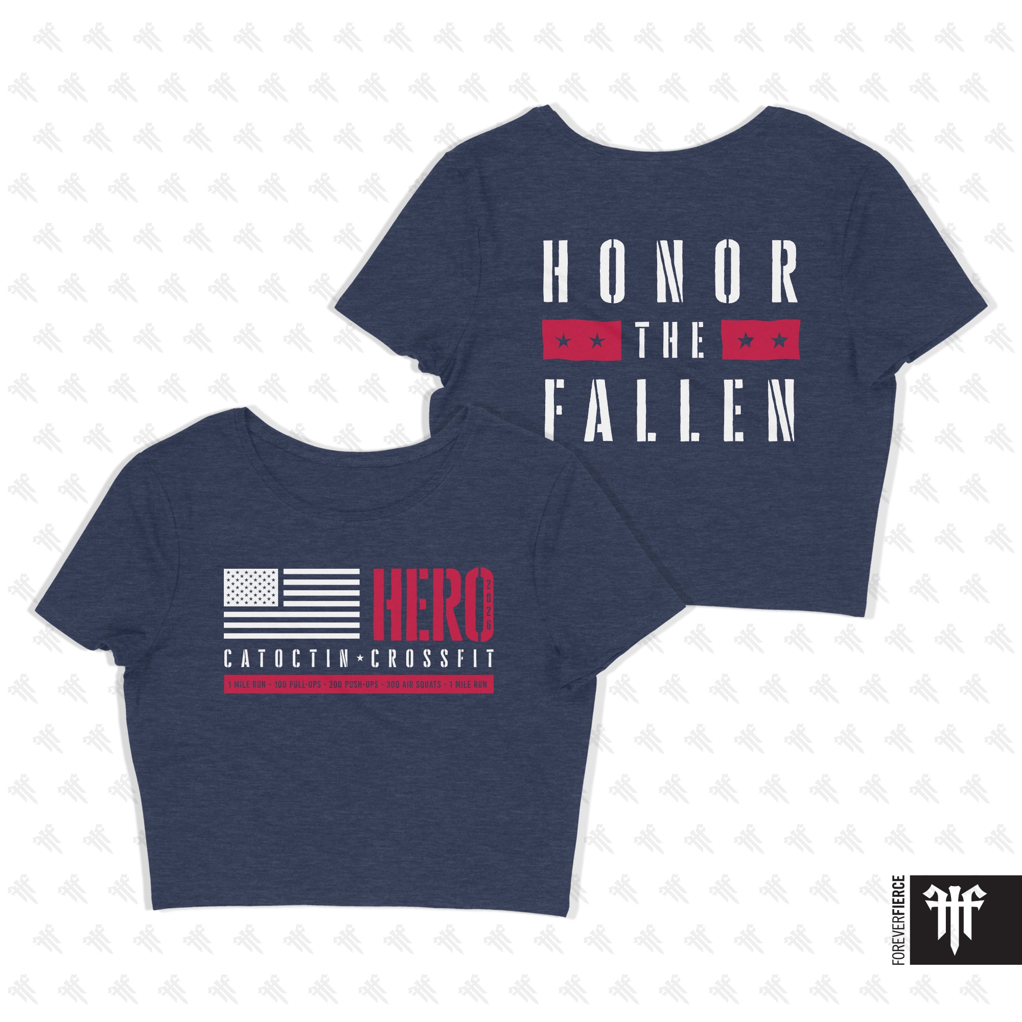 Catoctin CrossFit March 2026 Womens Crop Tee