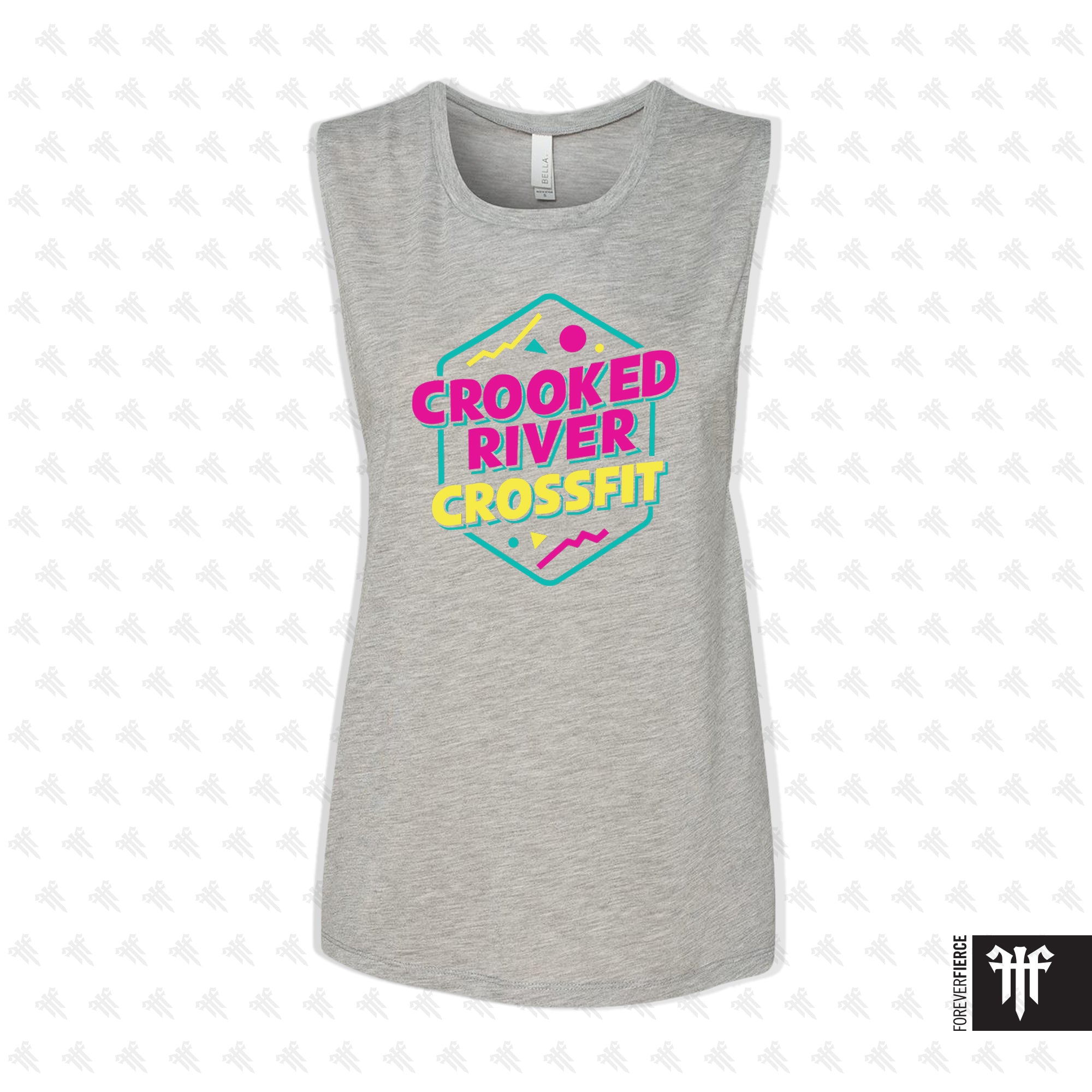 Crooked River CrossFit June 2025 Womens Muscle Tank