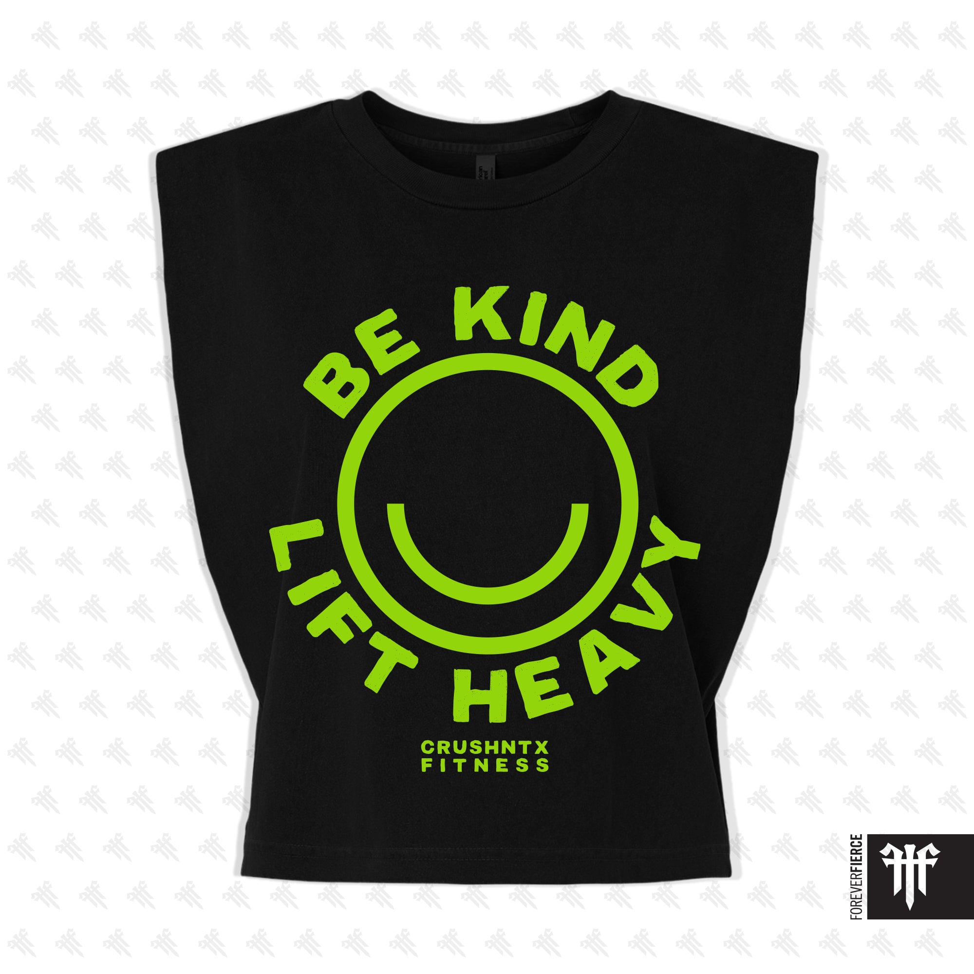 CrushNTX April 2026 Green Ink Womens Muscle Tank