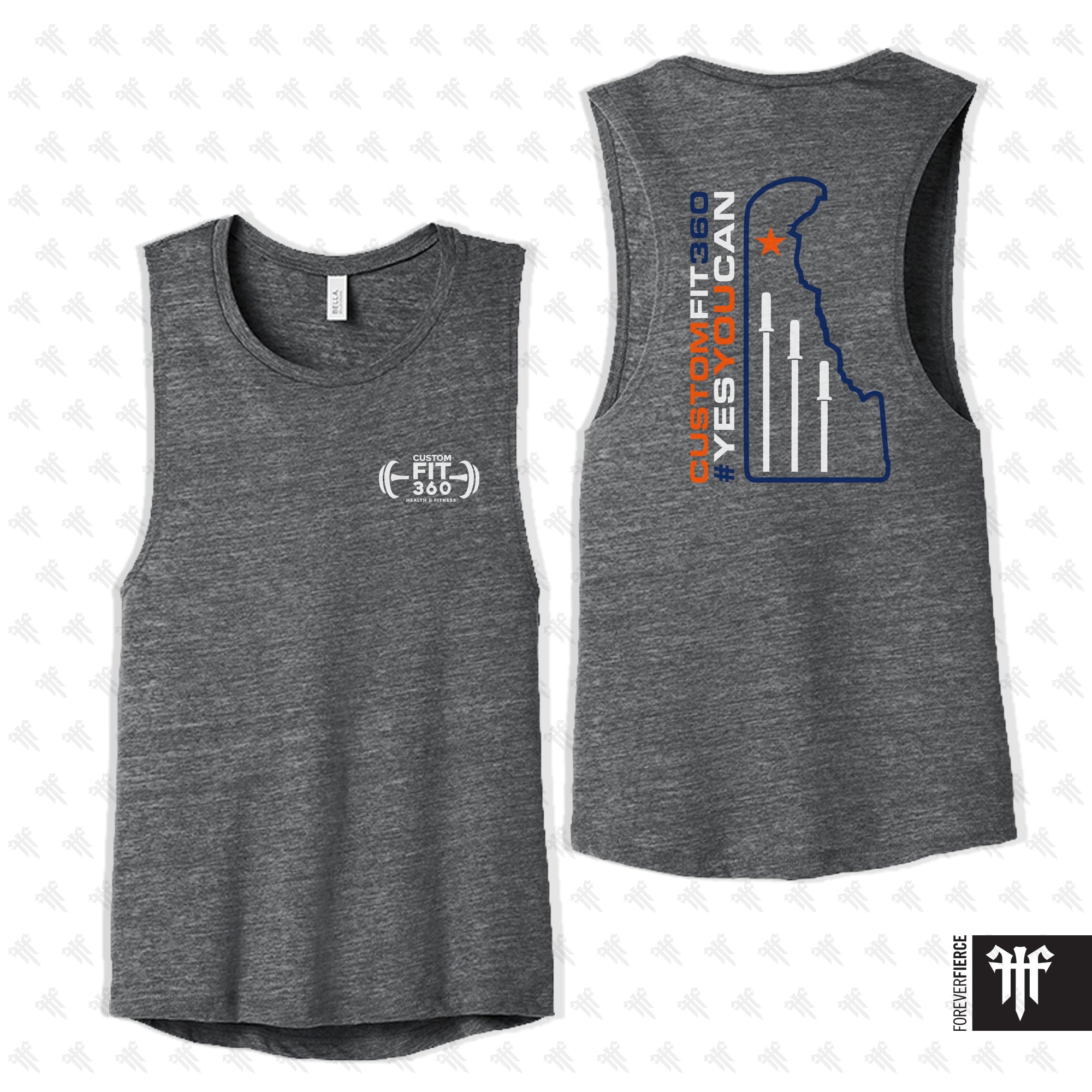 CustomFit360 March 2026 Womens Muscle Tank