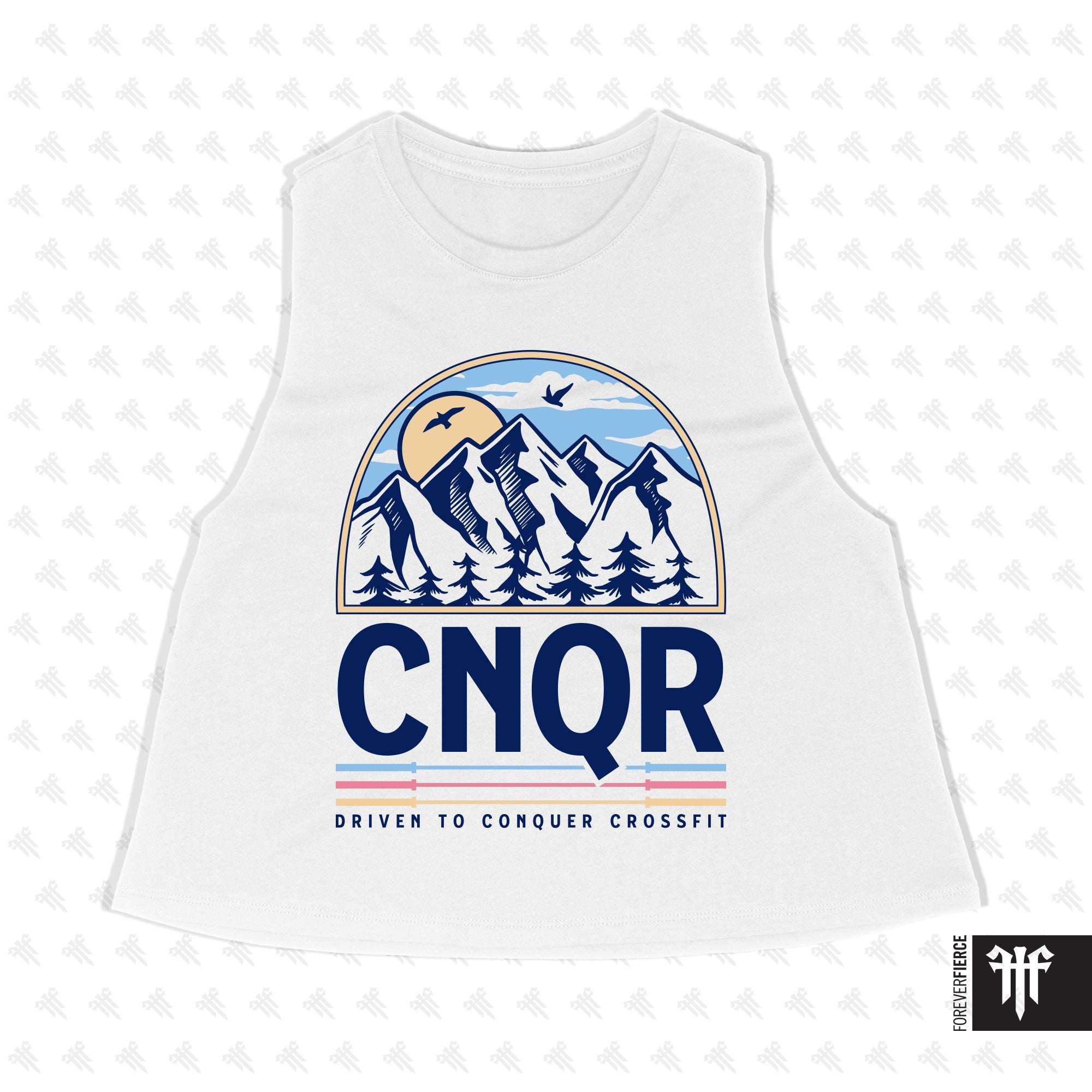 CNQR June 2025 Womens Crop Tank