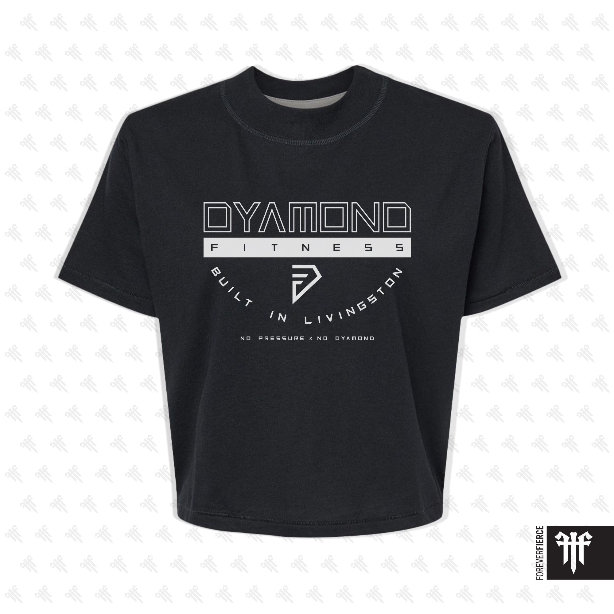Dyamond Fitness September 2025 Womens Crop Tee