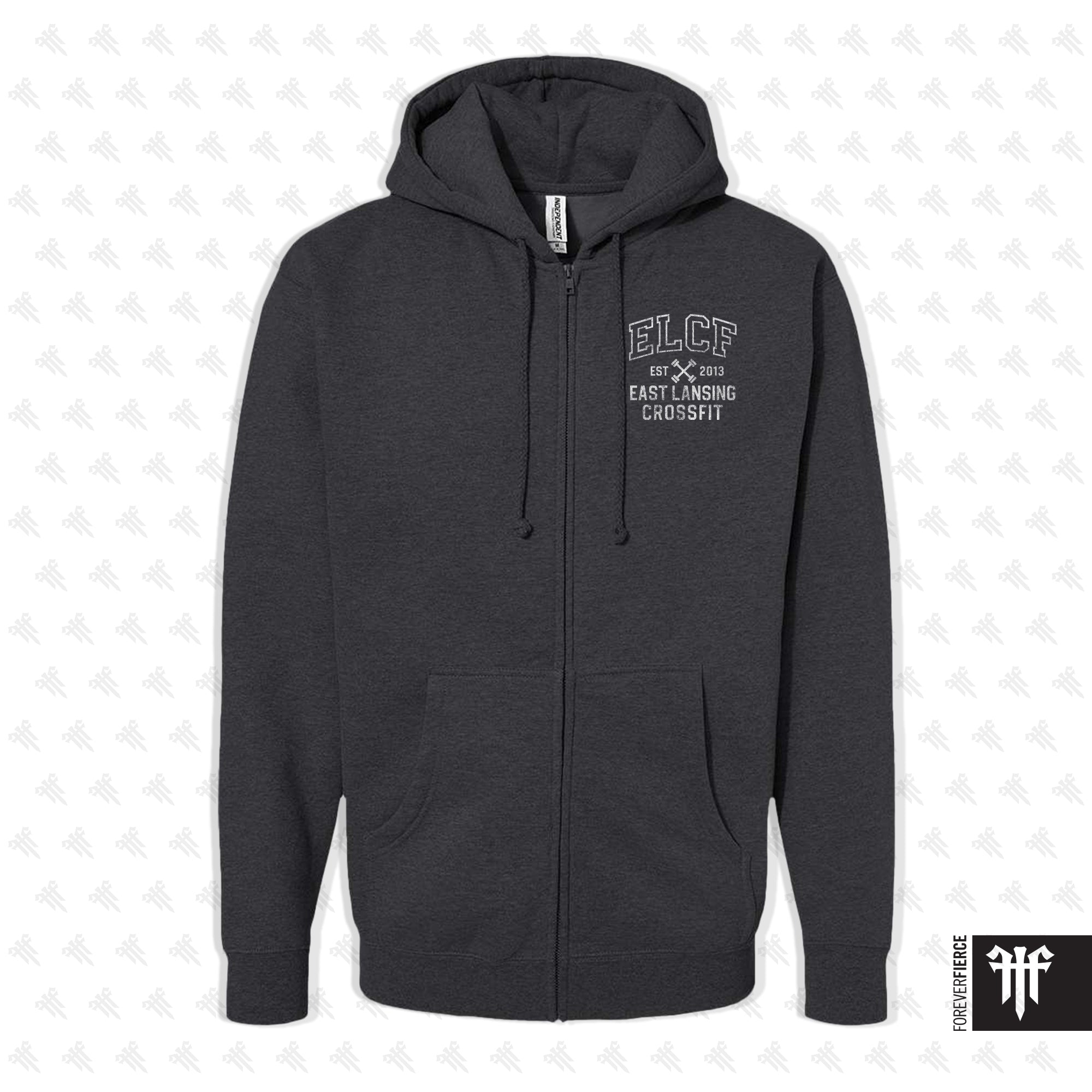 East Lansing CrossFit November 2025 Full-Zip Hoodie