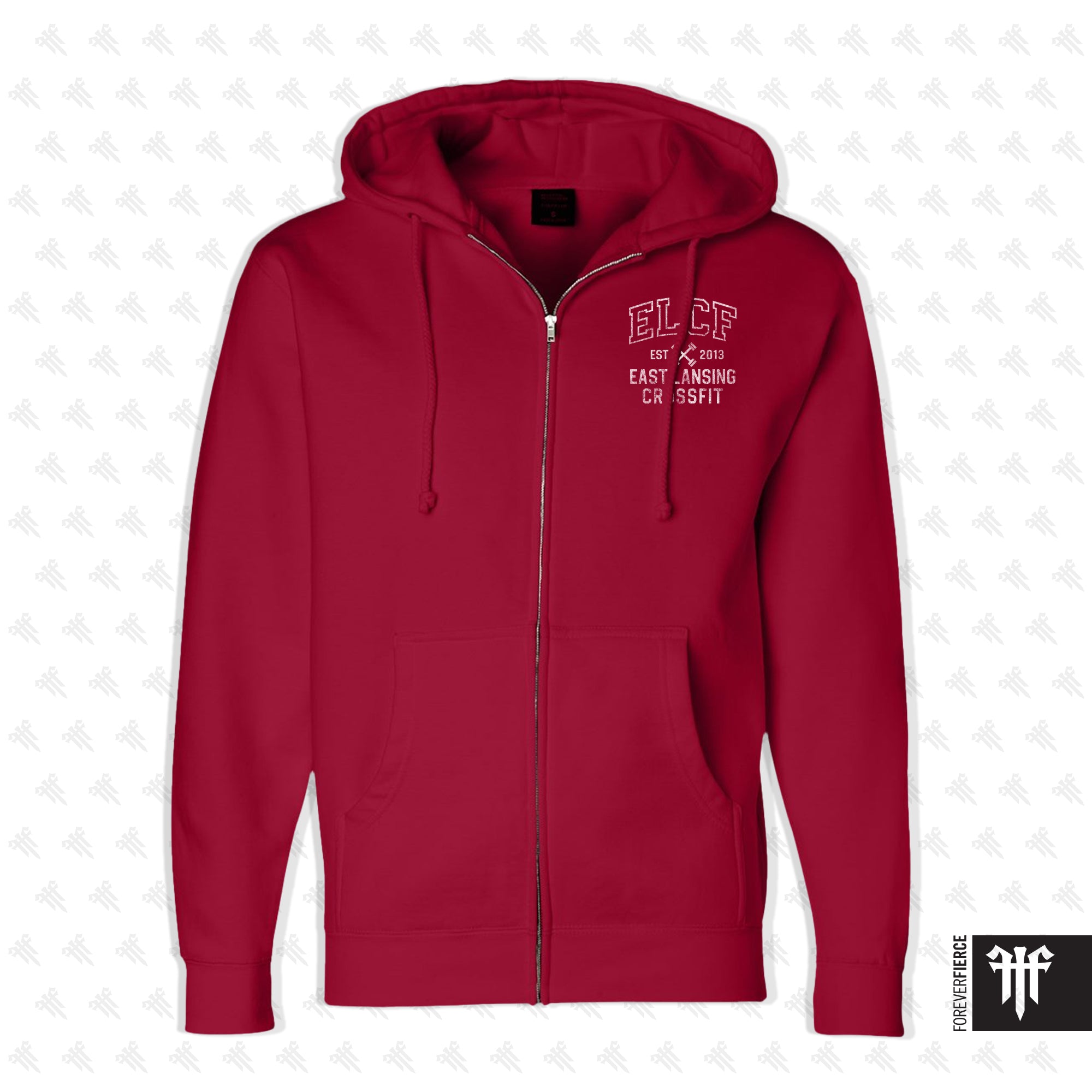 East Lansing CrossFit November 2025 Full-Zip Hoodie