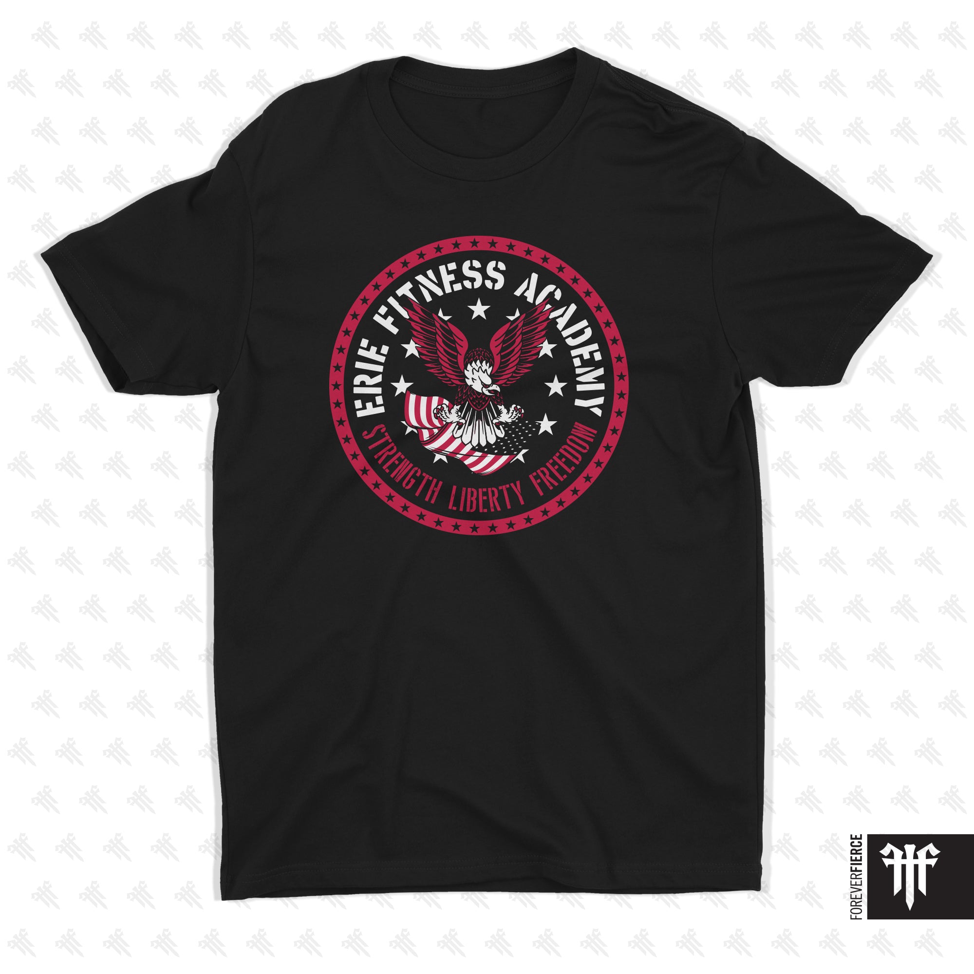 Erie Fitness Academy April 2026 Black Tee