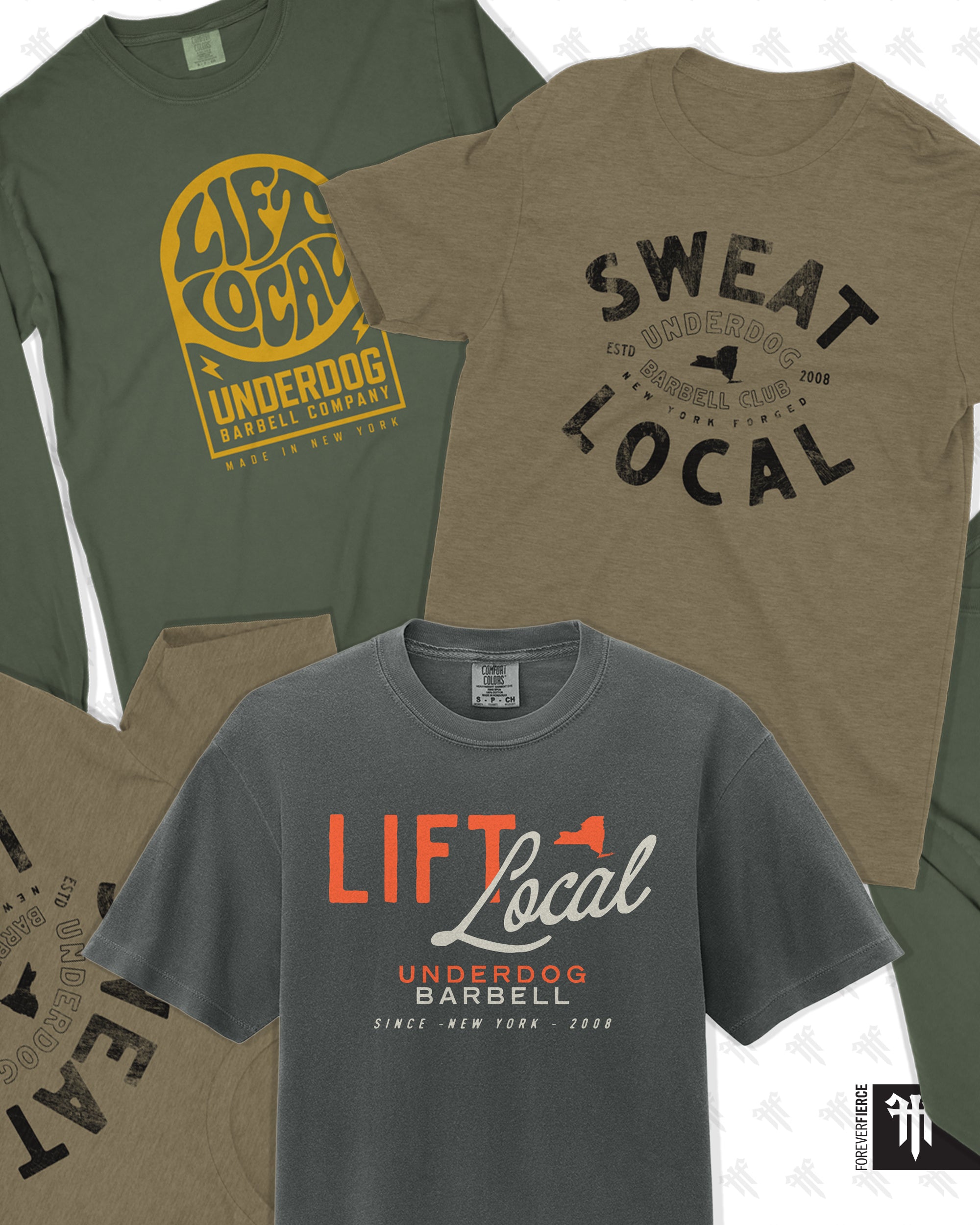 Forever Fierce custom gym apparel example