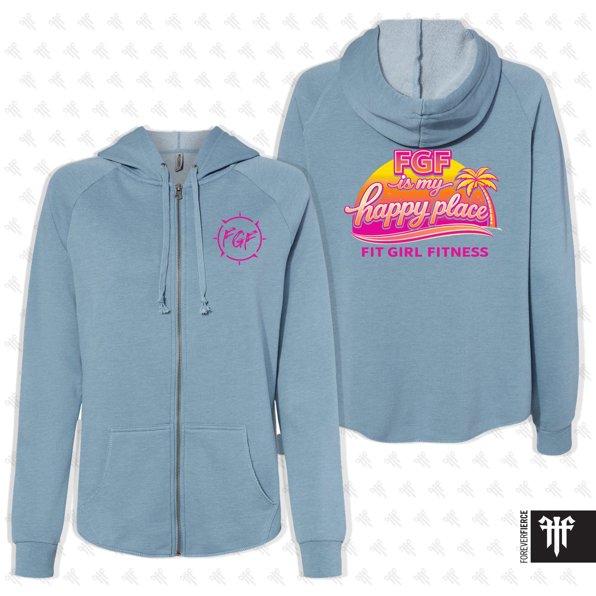 FGF April 2026 Front and Back Design Womens Zip