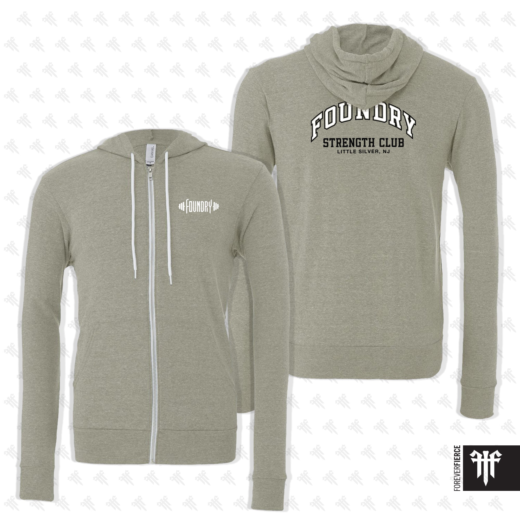 Foundry November 2025 Foundry Strength Club Full-Zip Hoodie