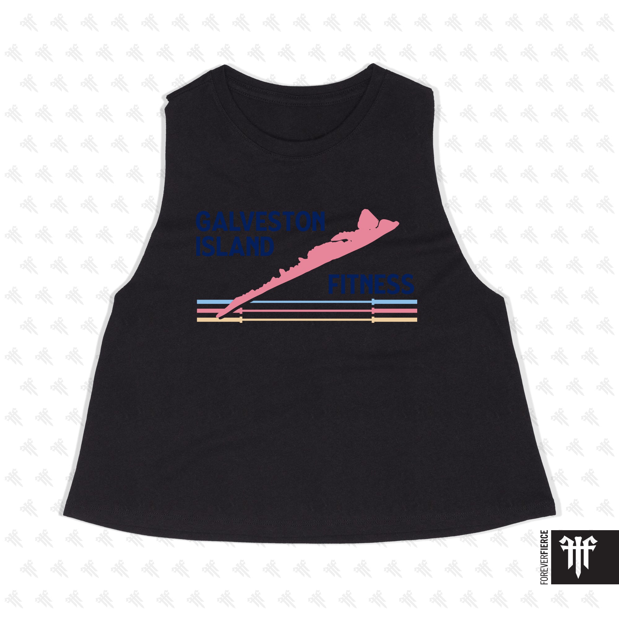 Galveston Island Fitness May 2026 Womens Crop Tank