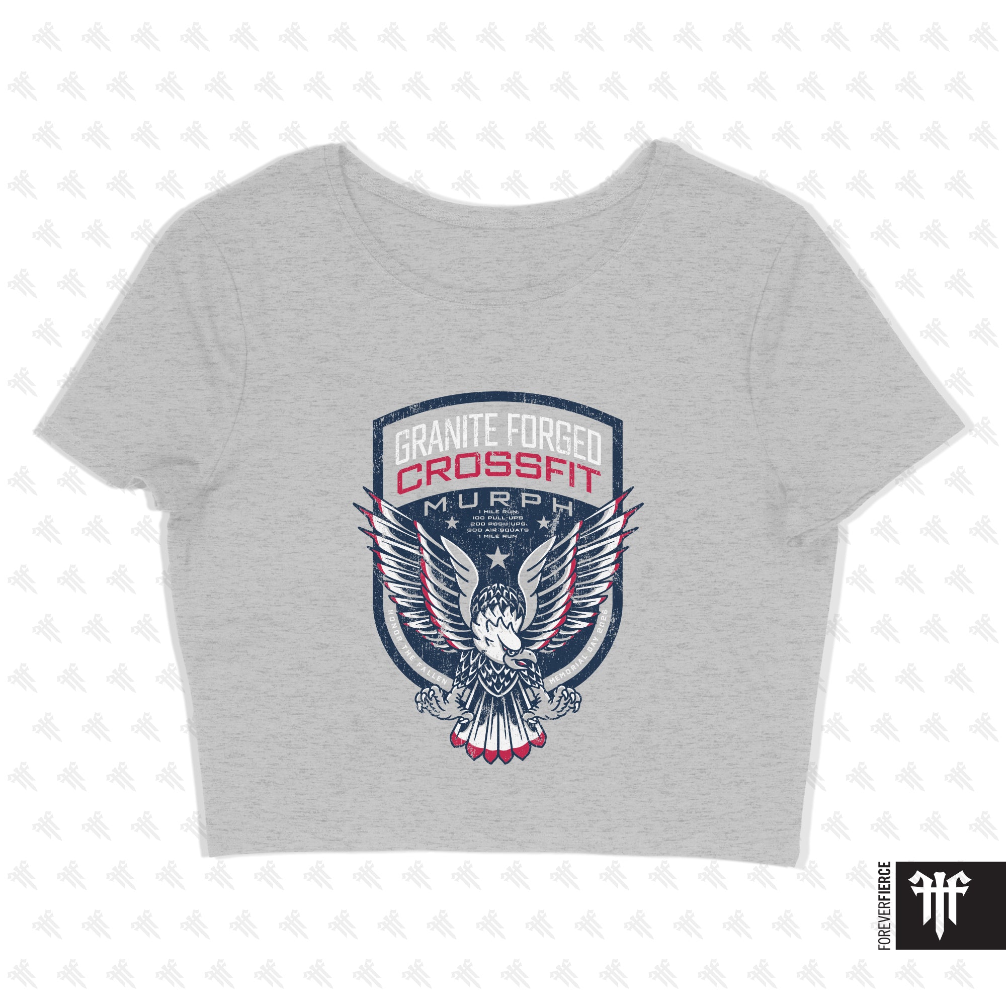 Granite Forged CrossFit March 2026 Womens Crop Tee