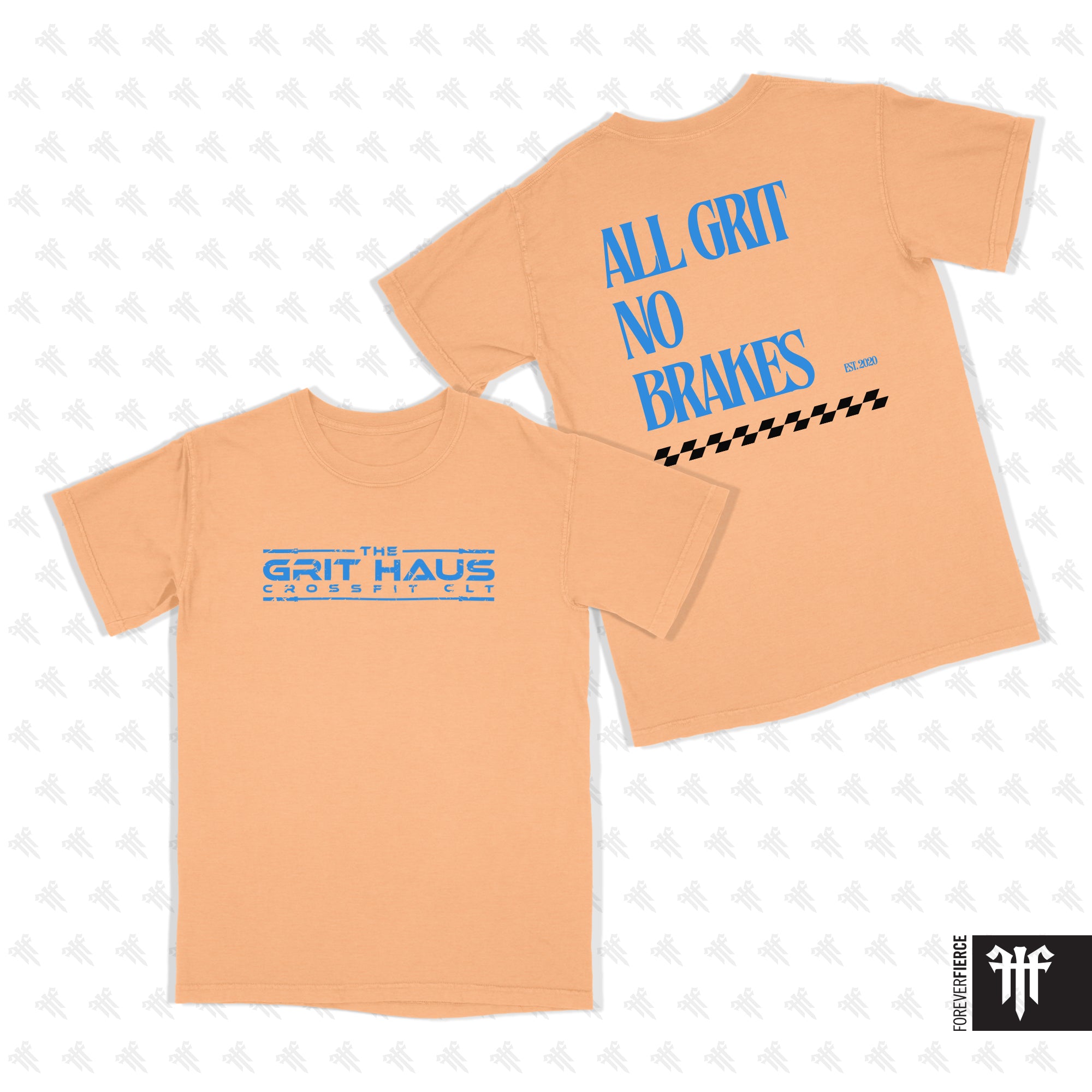 Grit Haus July 2025 All Grit No Brakes Comfort Colors Tee