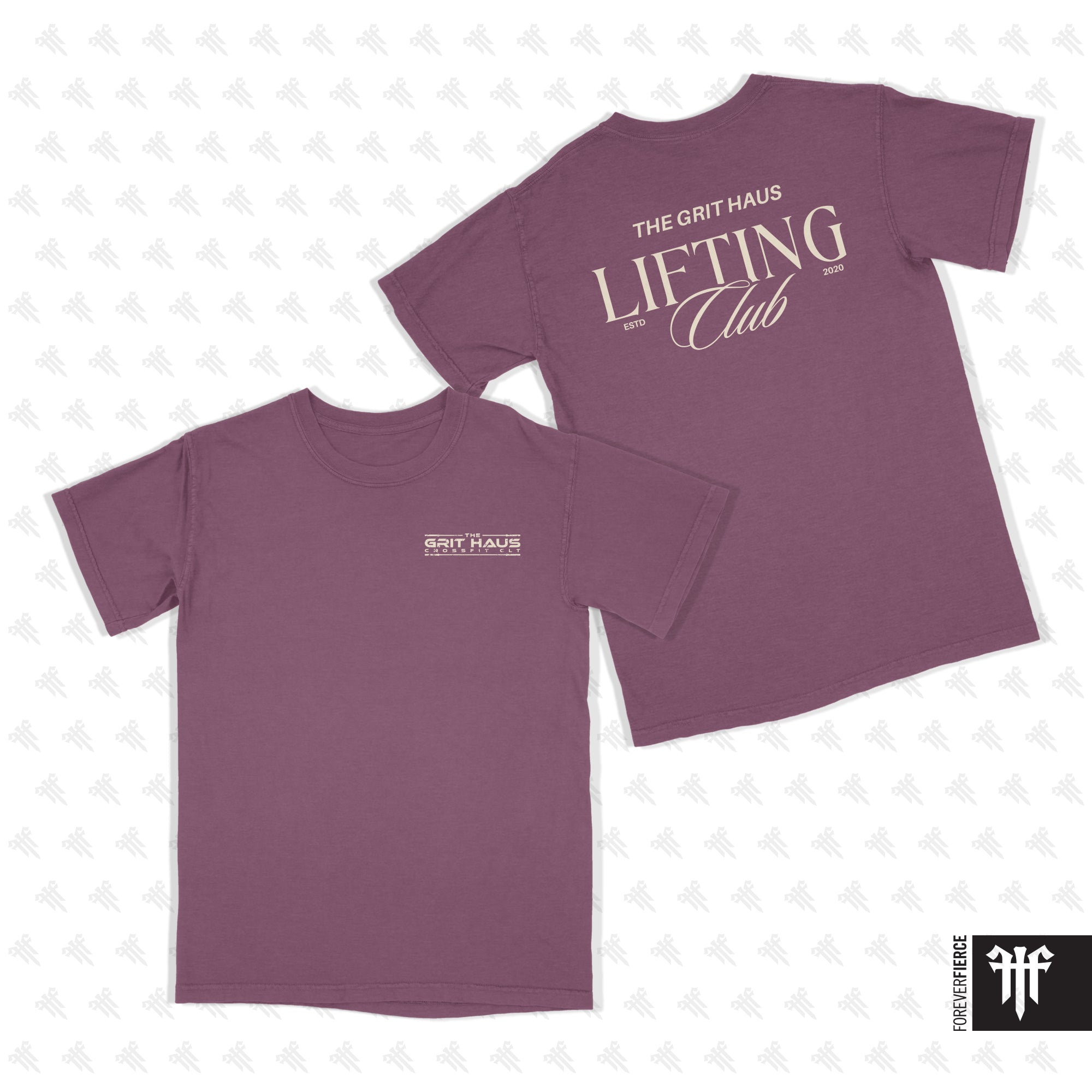 Grit Haus June 2026 Ivory Ink Lifting Club Comfort Colors Tee