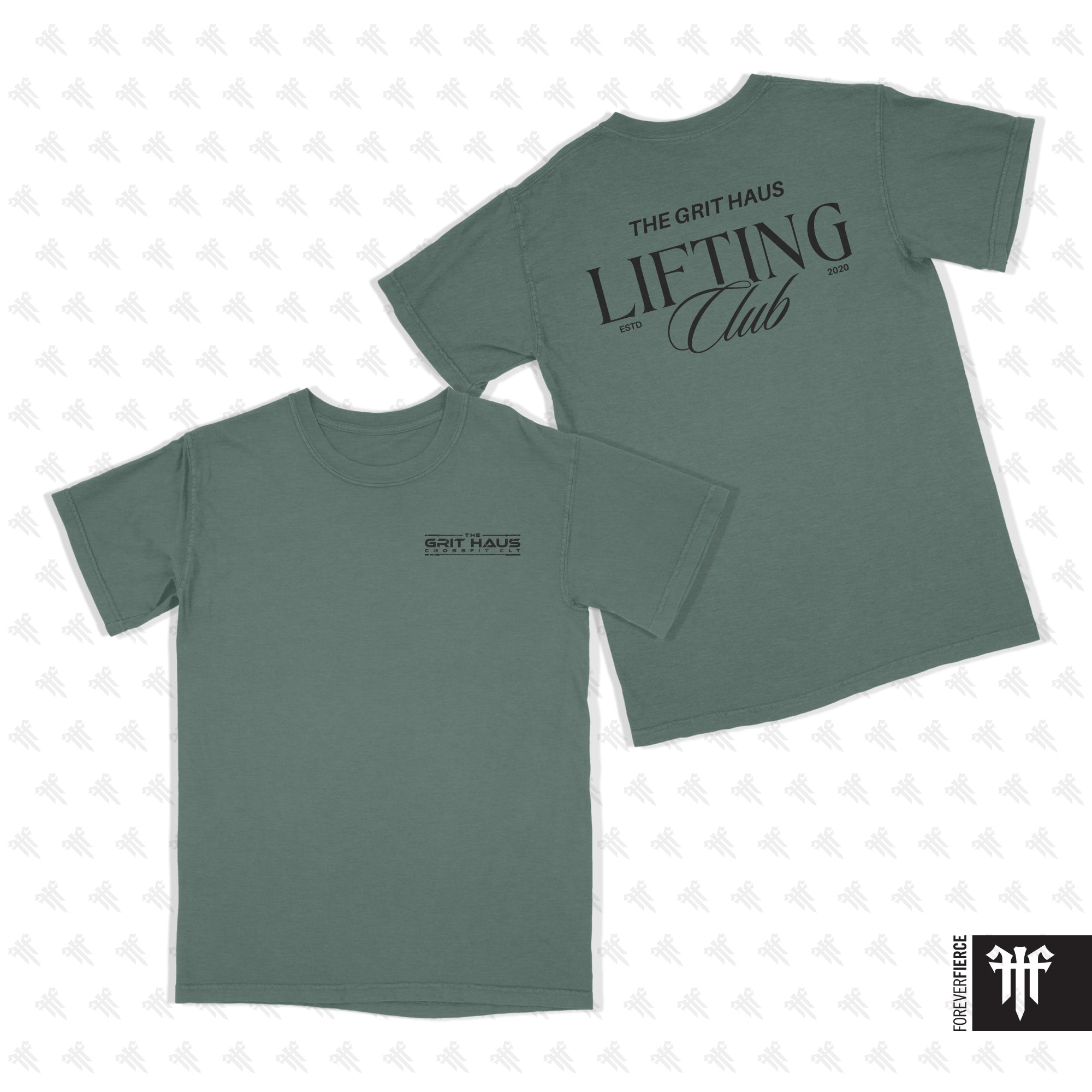 Grit Haus June 2026 Black Ink Lifting Club Comfort Colors Tee