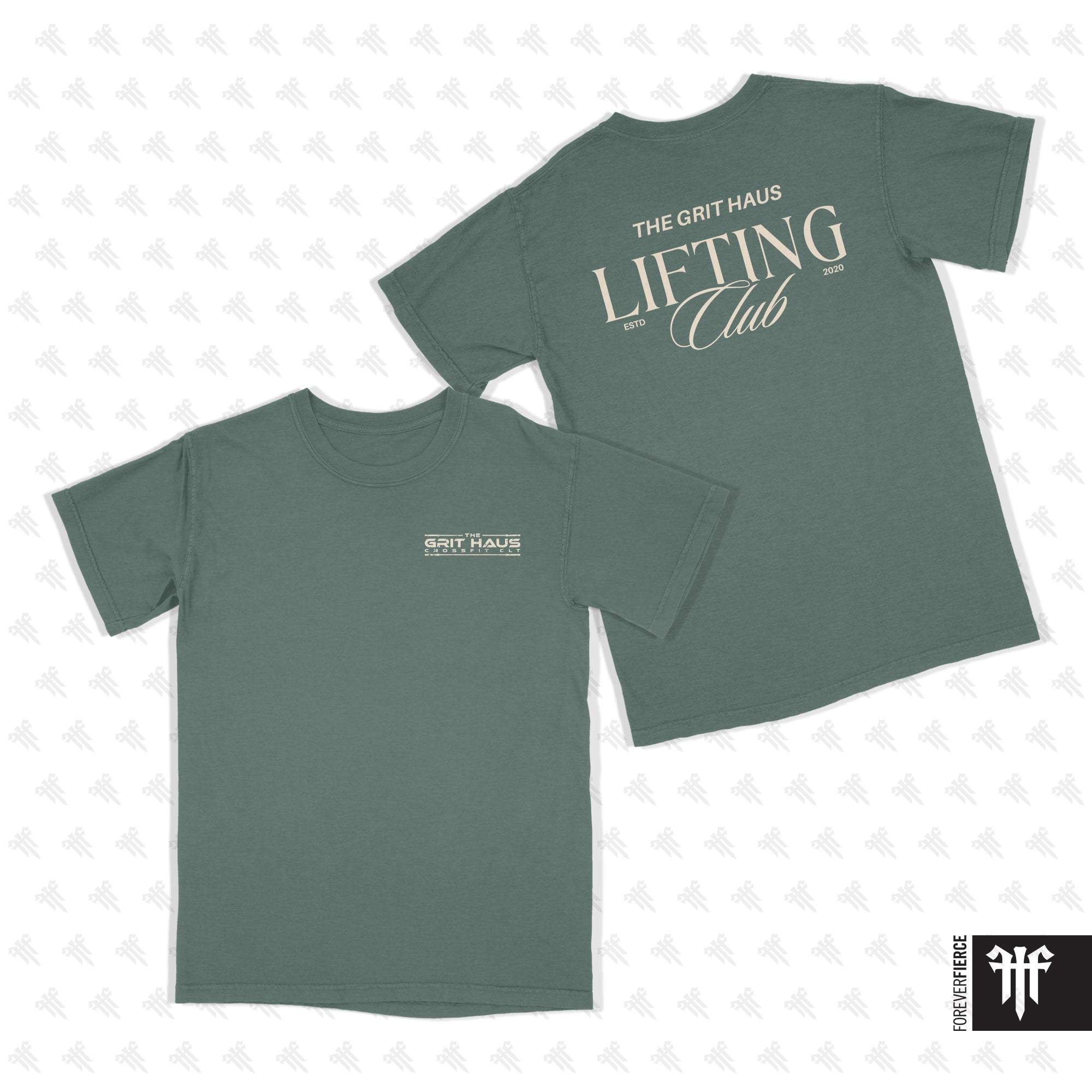 Grit Haus June 2026 Ivory Ink Lifting Club Comfort Colors Tee