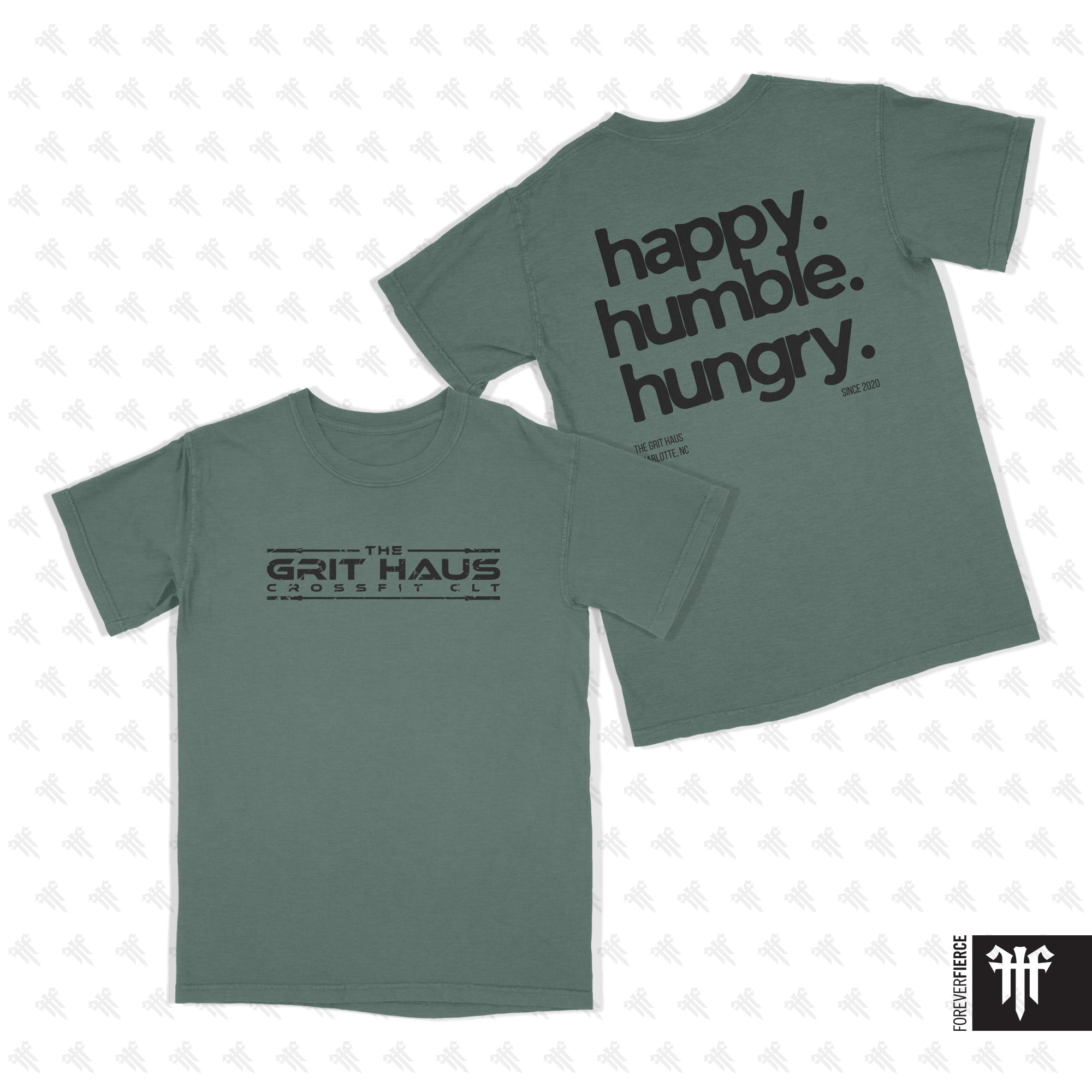 Grit Haus June 2026 Happy Humble Hungry Comfort Colors Tee