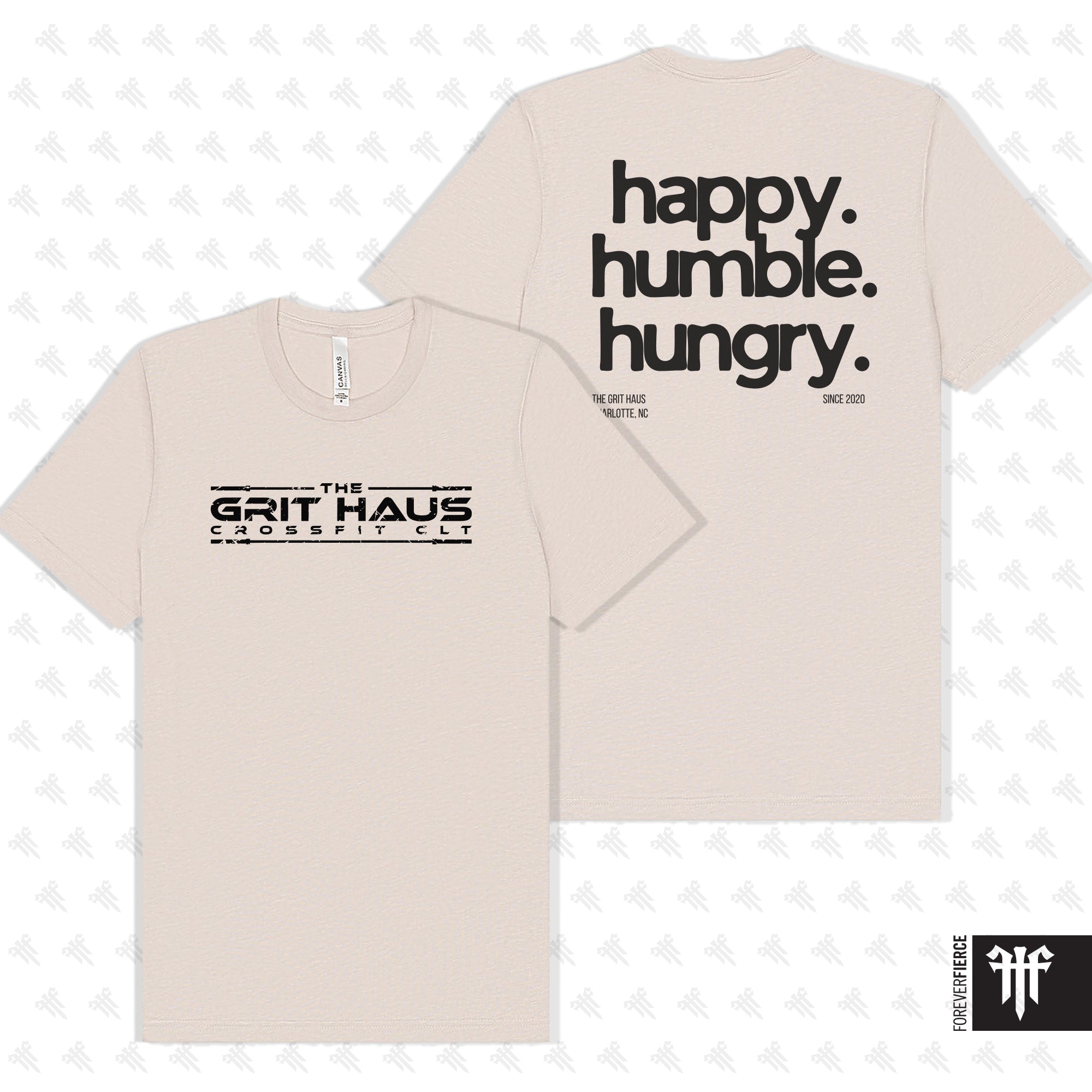 Grit Haus June 2026 Happy Humble Hungry Bella Tee