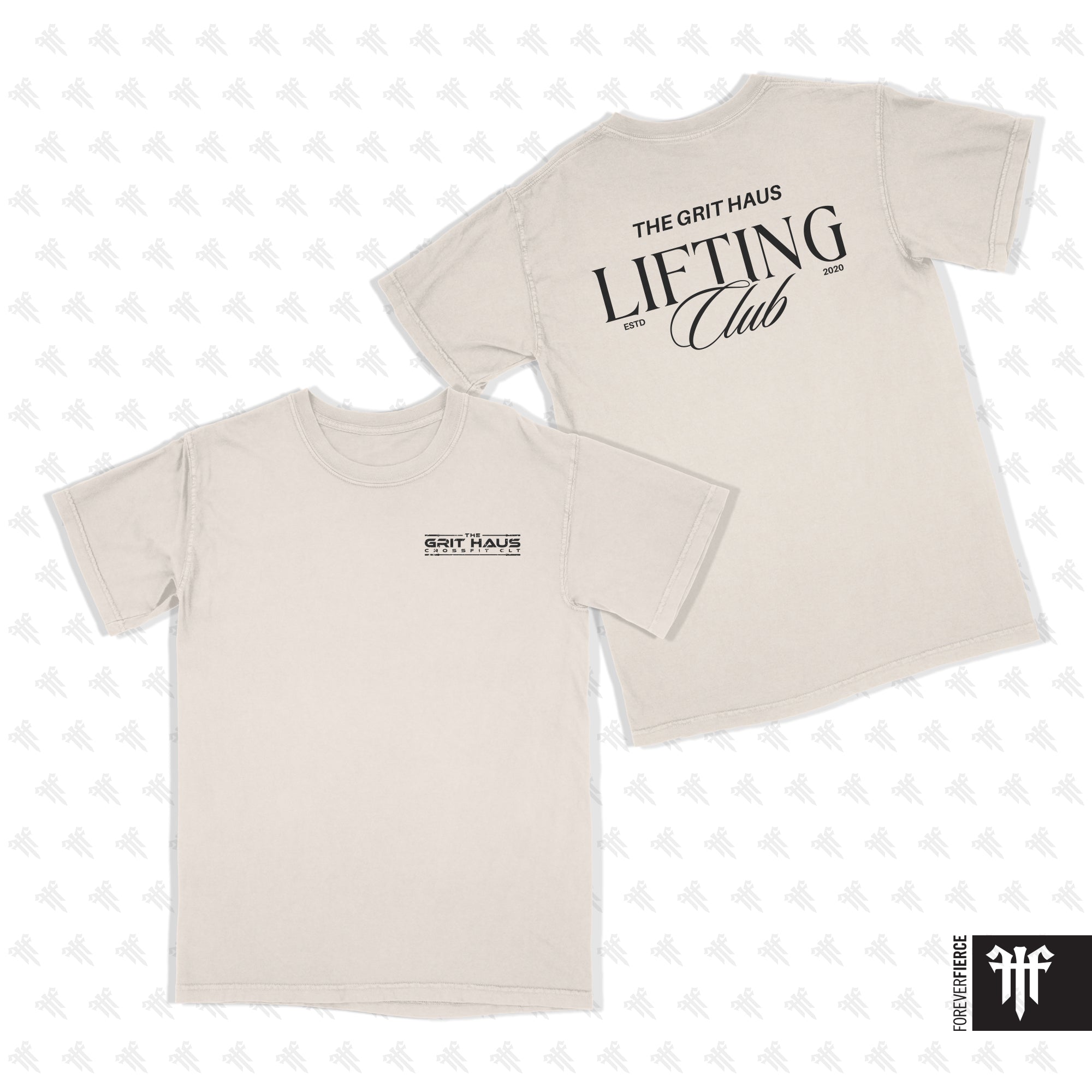Grit Haus June 2026 Black Ink Lifting Club Comfort Colors Tee