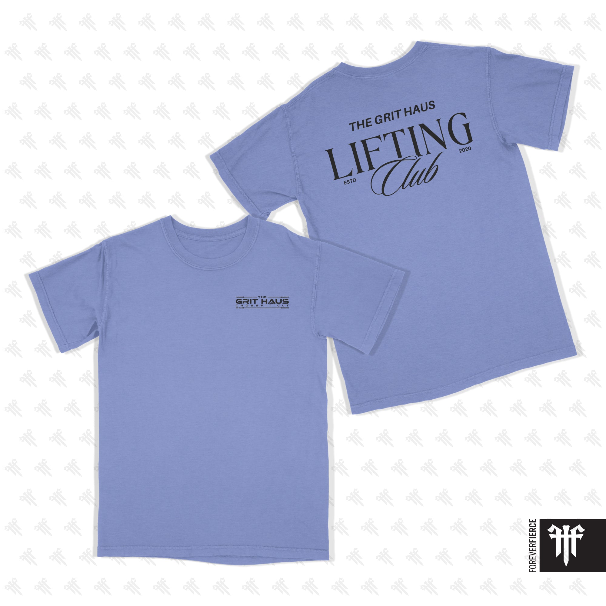 Grit Haus June 2026 Black Ink Lifting Club Comfort Colors Tee