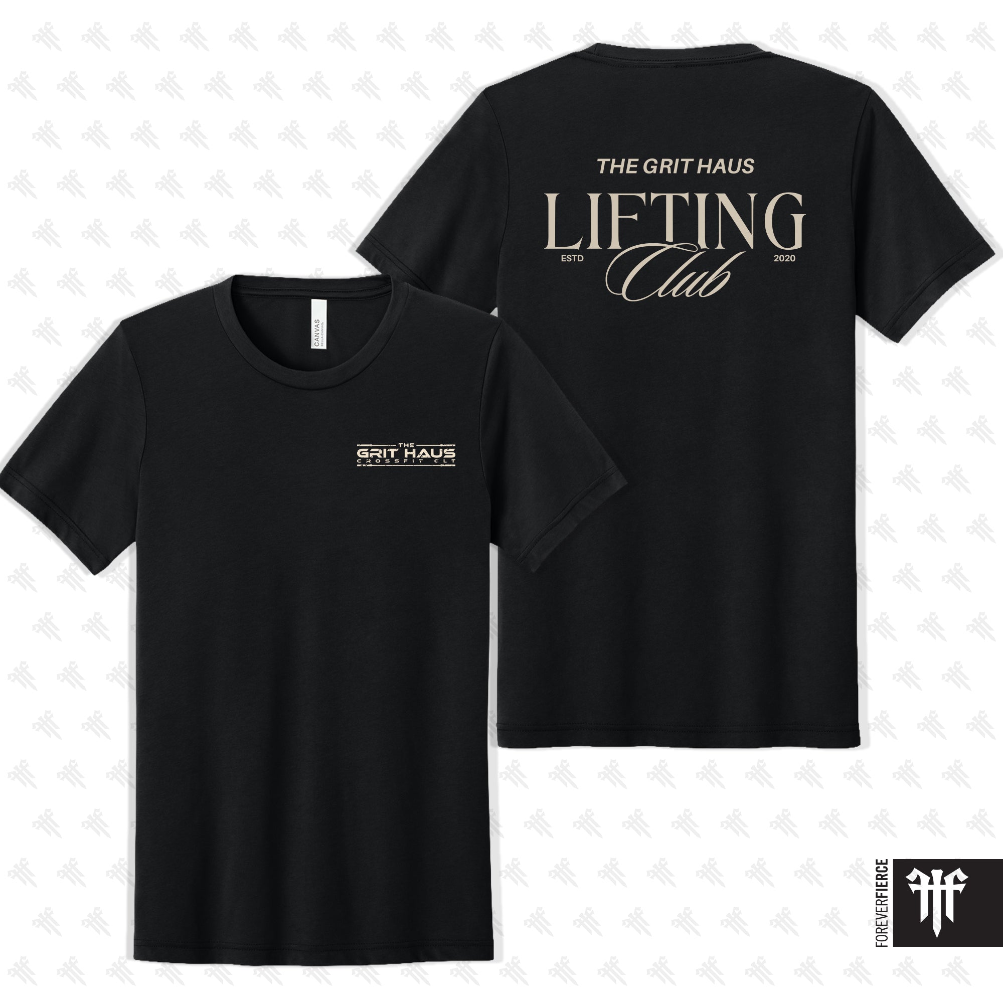 Grit Haus June 2026 Ivory Ink Lifting Club Bella Tee