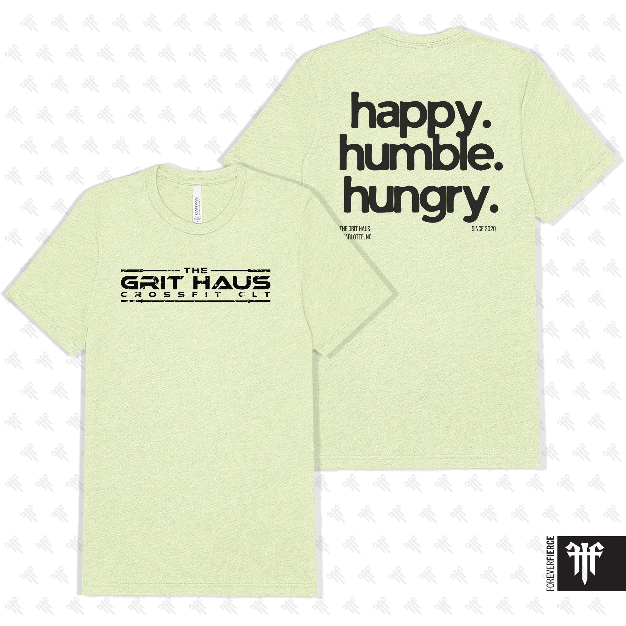 Grit Haus June 2026 Happy Humble Hungry Bella Tee