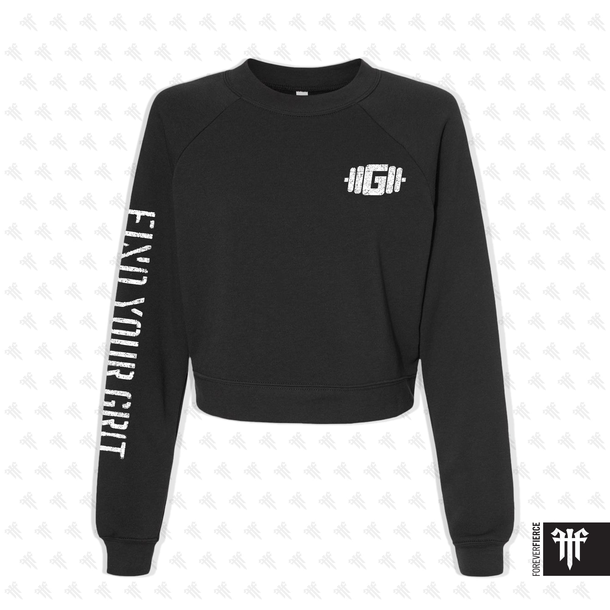 GRIT January 2026 Womens Crop Crewneck