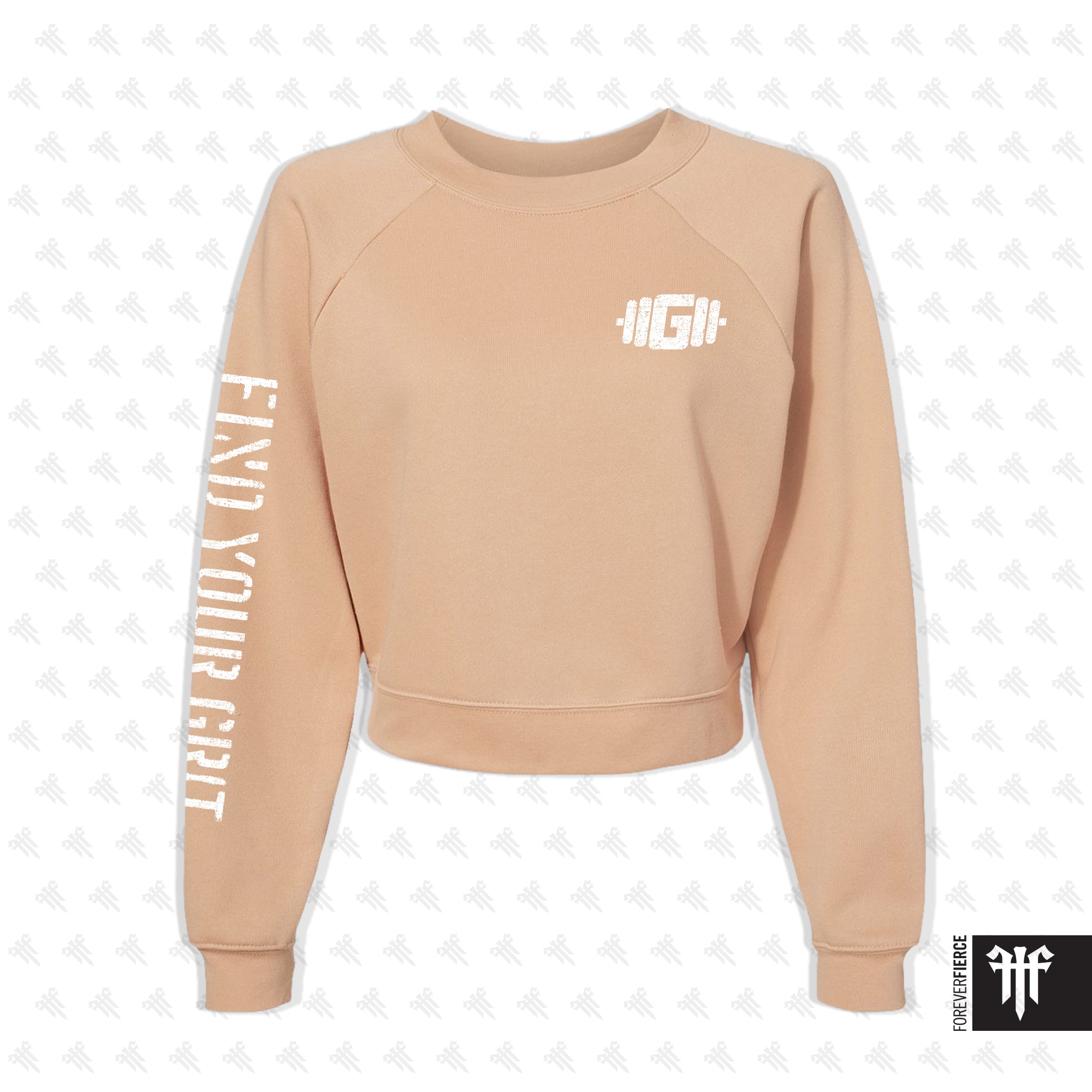 GRIT January 2026 Womens Crop Crewneck