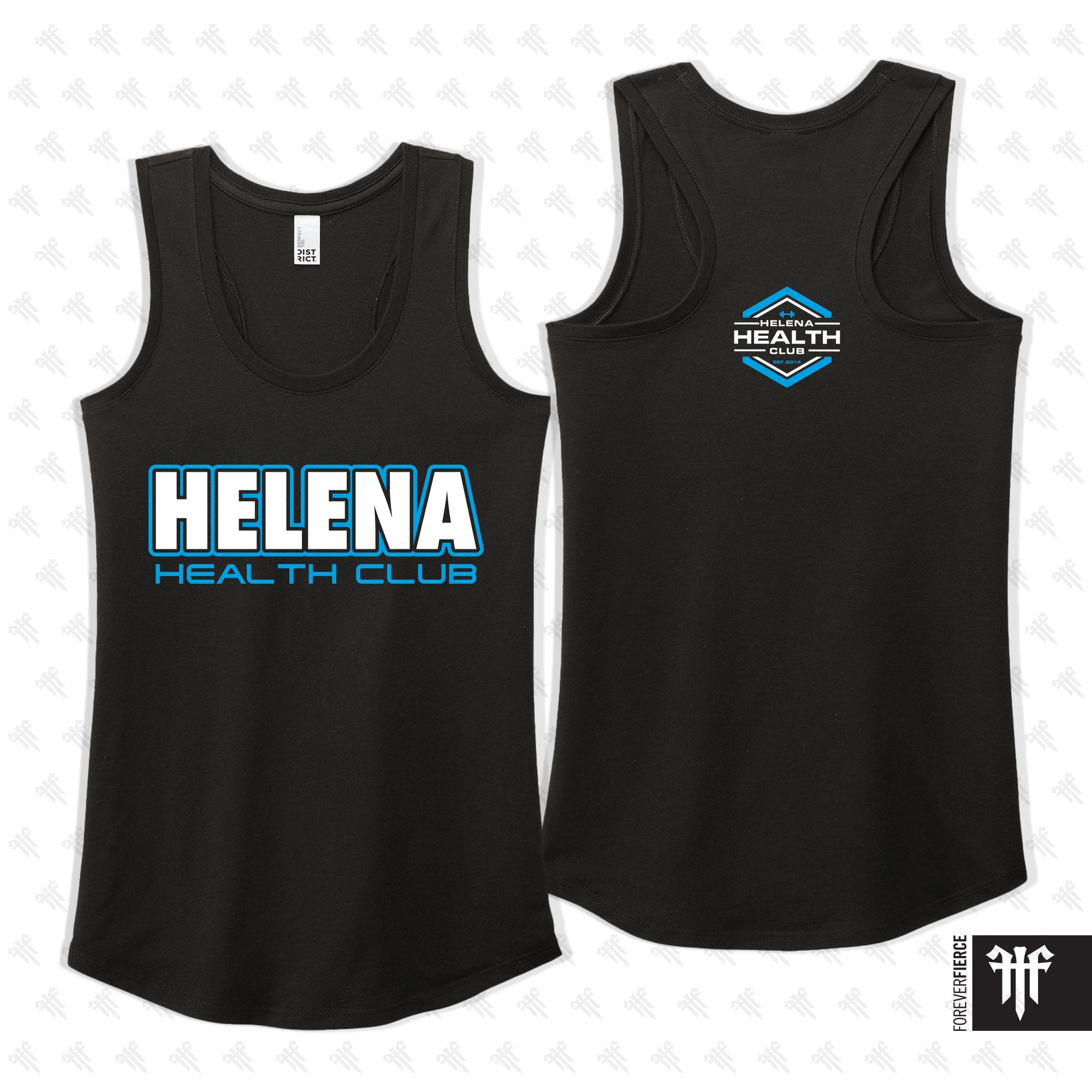 Helena Health Club May 2025 Script Design Womens Racerback