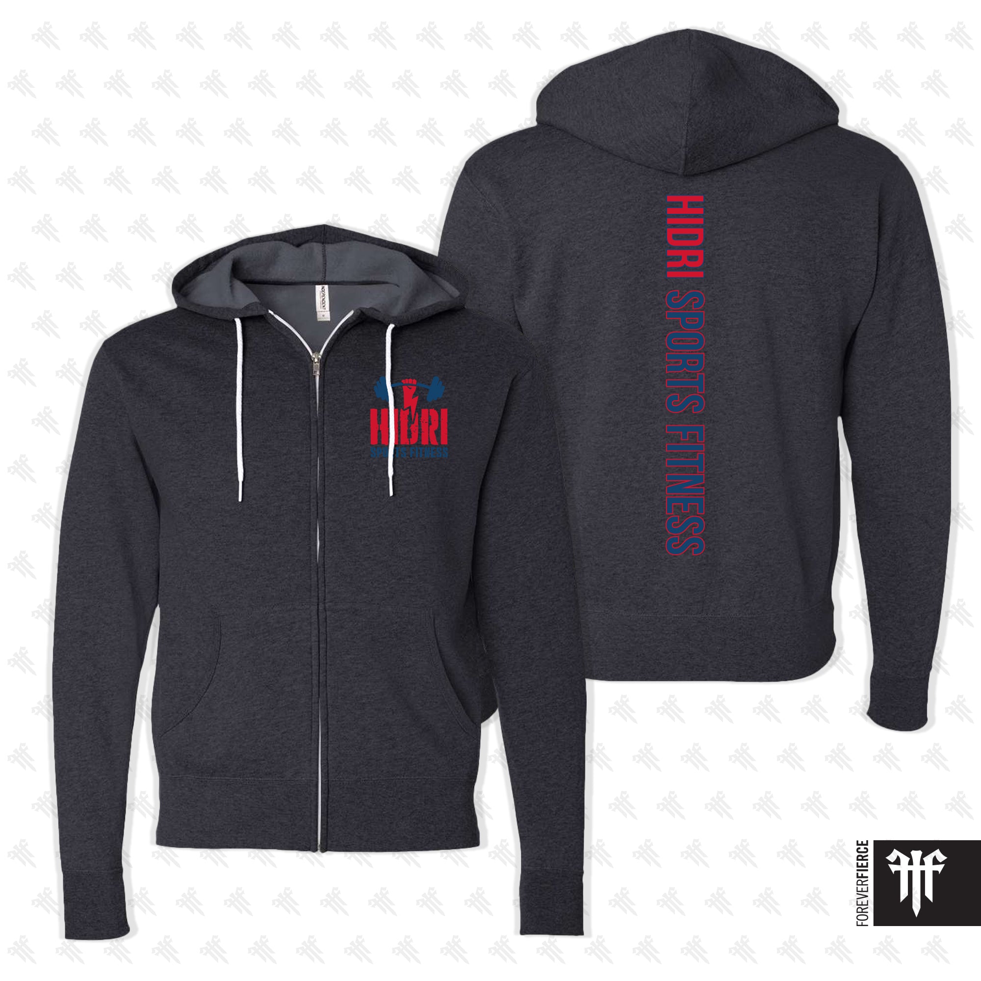 Hidri Sports Fitness May 2026 Full-Zip Hoodie