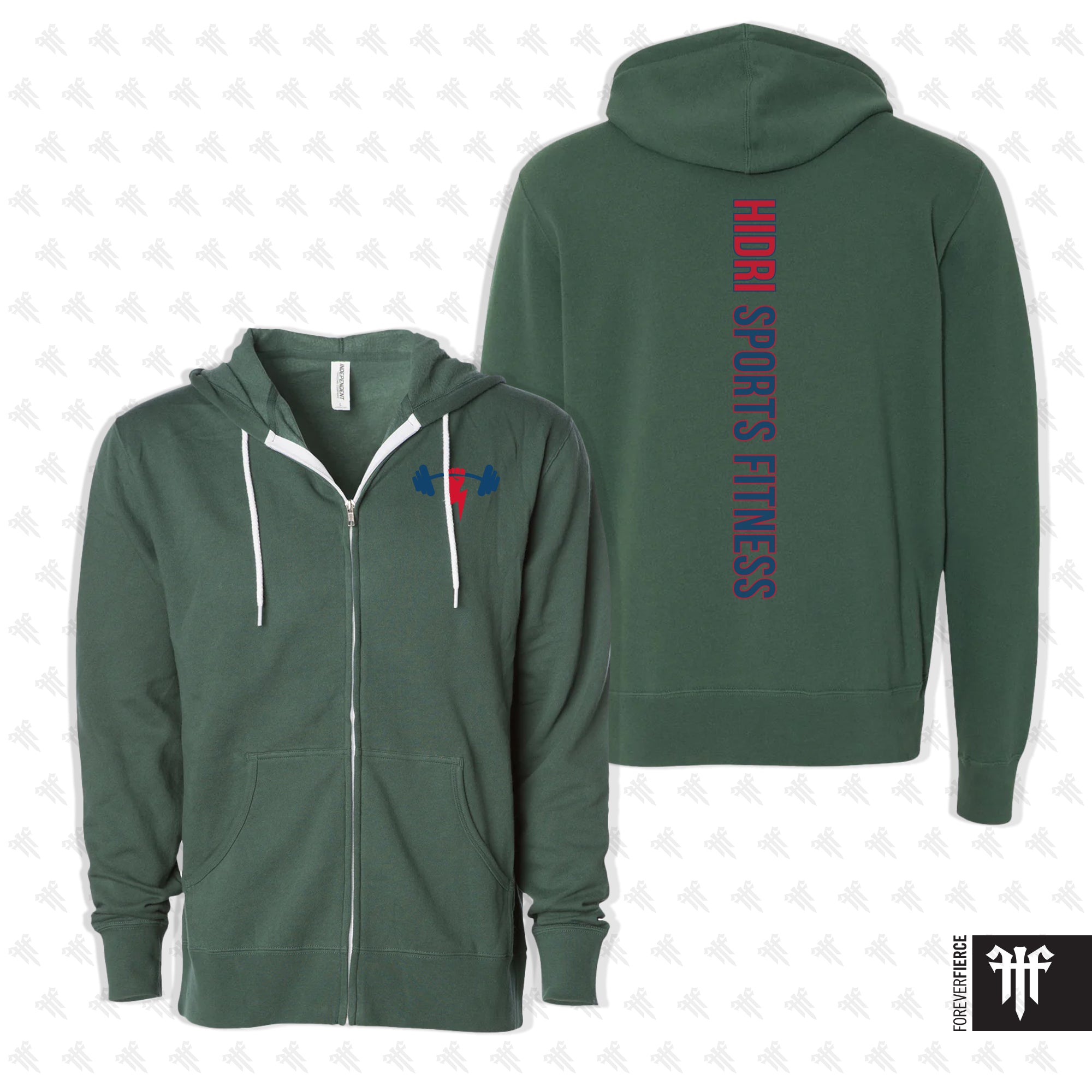 Hidri Sports Fitness October 2025 Zip Hoodie