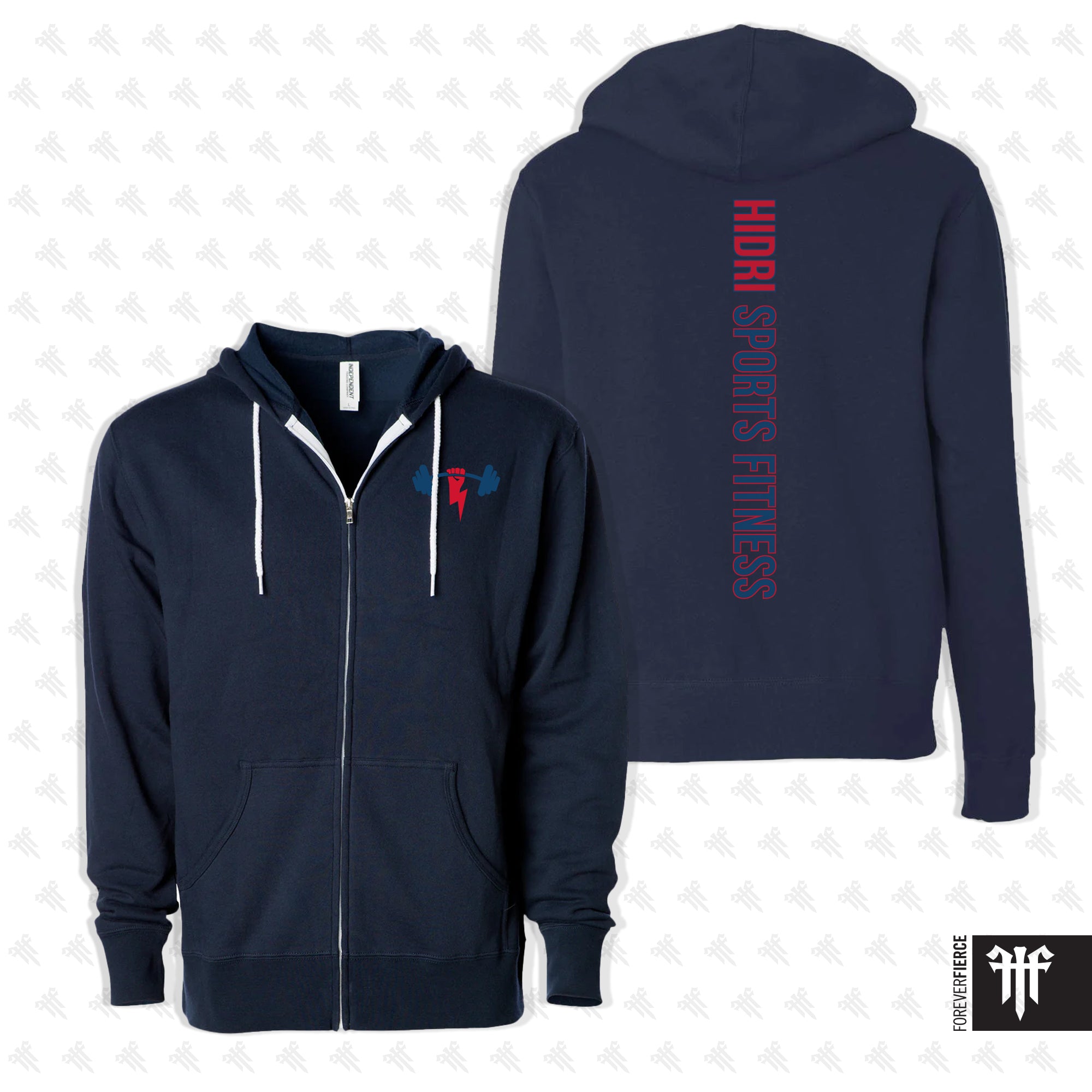 Hidri Sports Fitness October 2025 Zip Hoodie