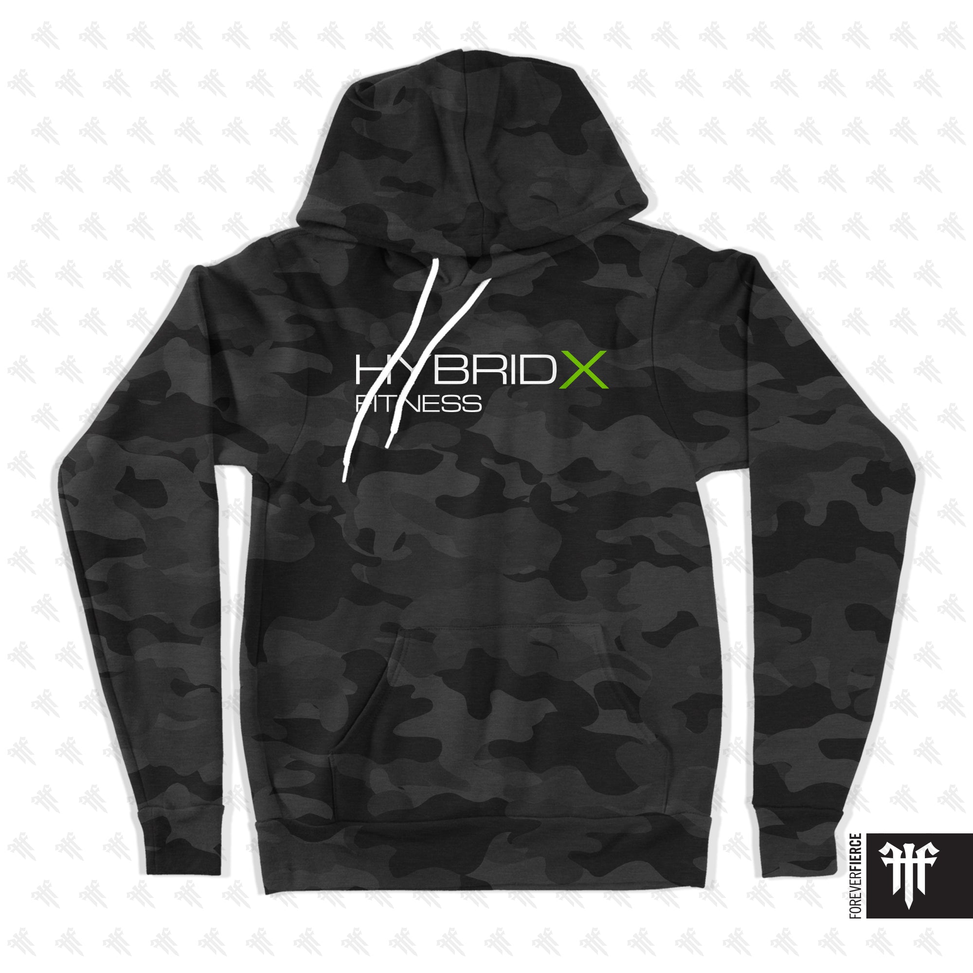 HybridX Fitness November 2025 Black Camo Thin Pullover