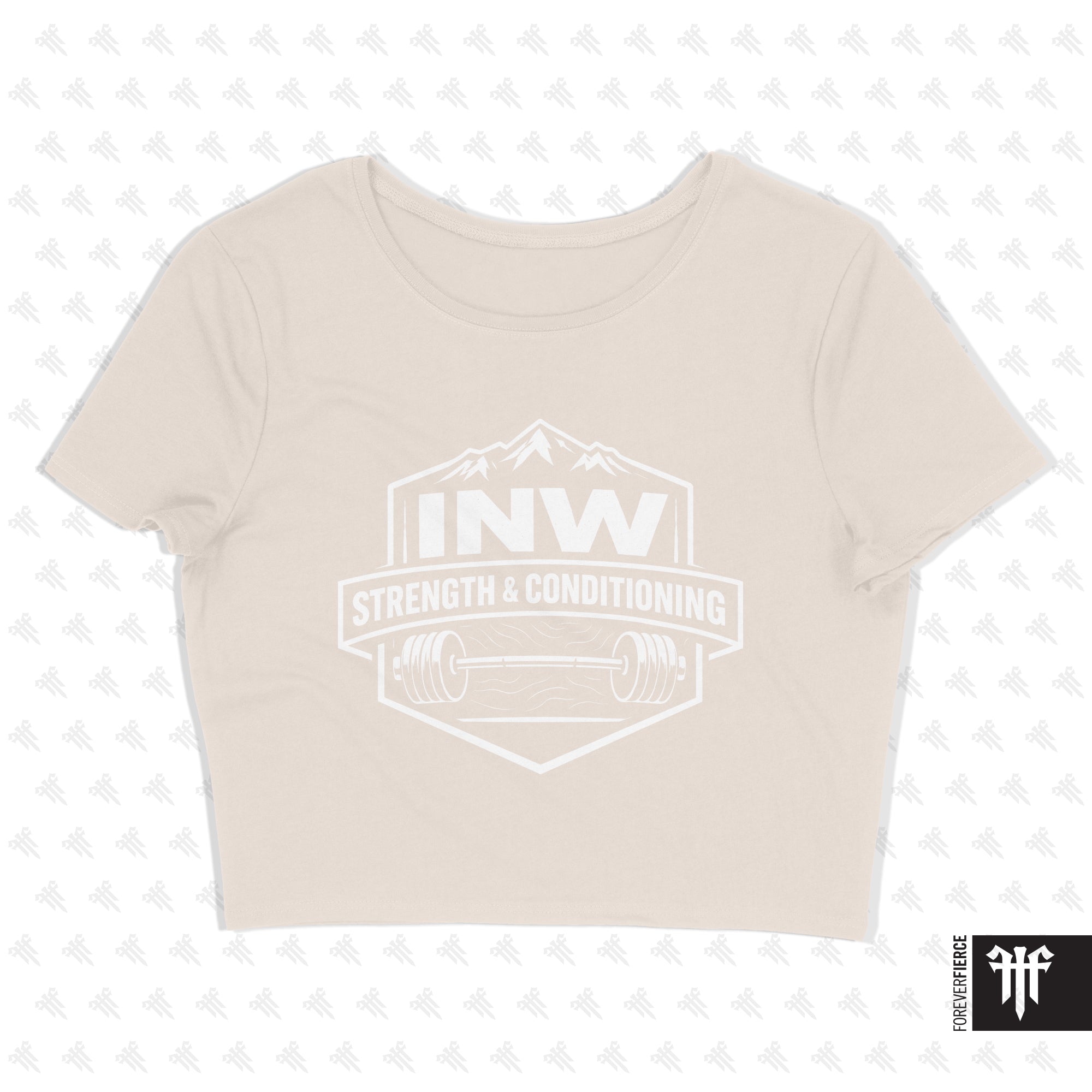 INW Strength and Conditioning March 2026 Womens Crop Tee