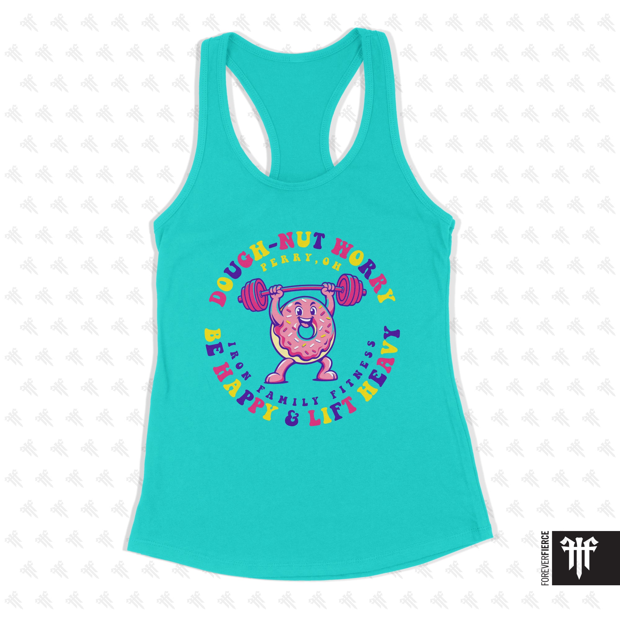 Iron Family Fitness June 2026 Womens Racerback