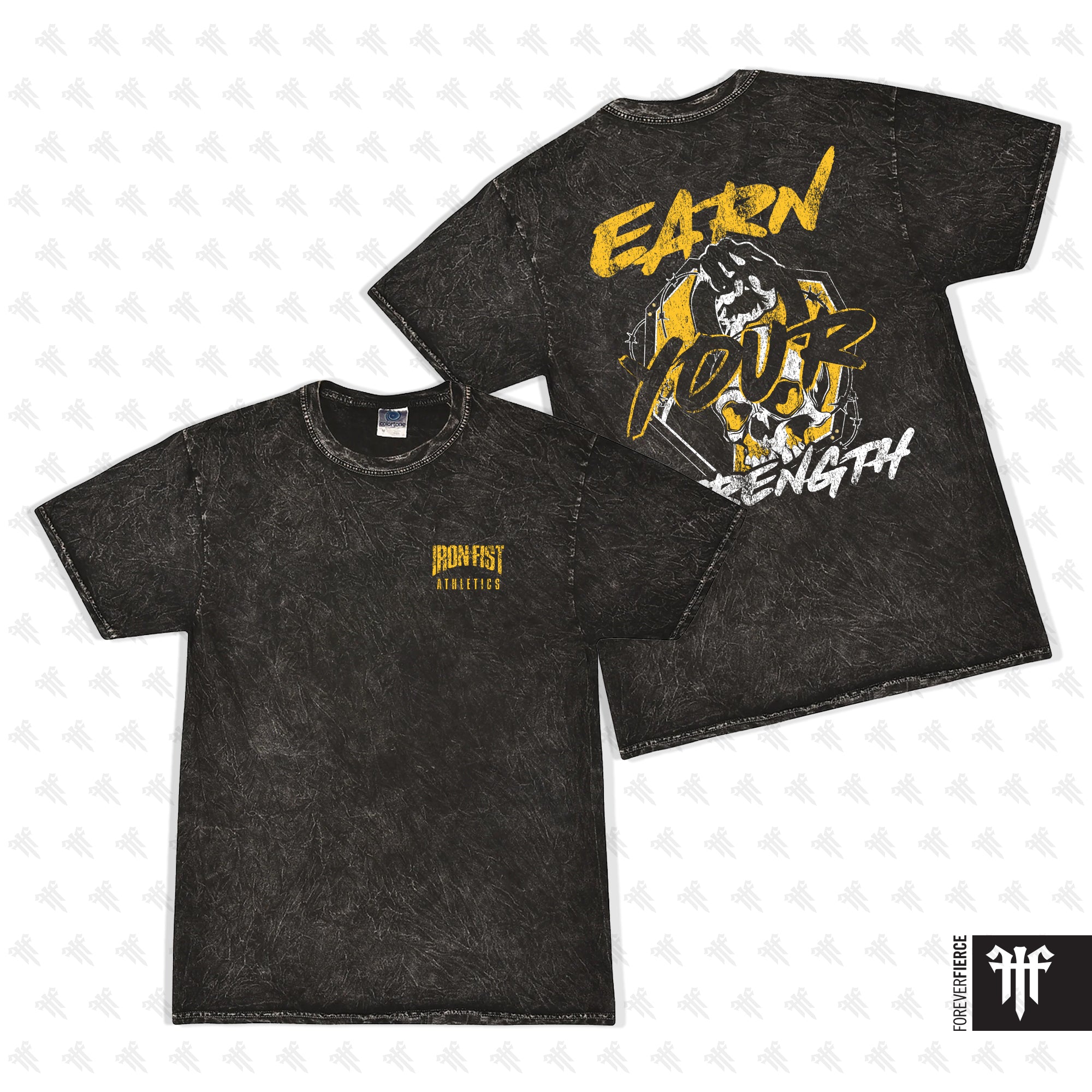 Iron Fist Athletics March 2026 Mineral Washed Tee