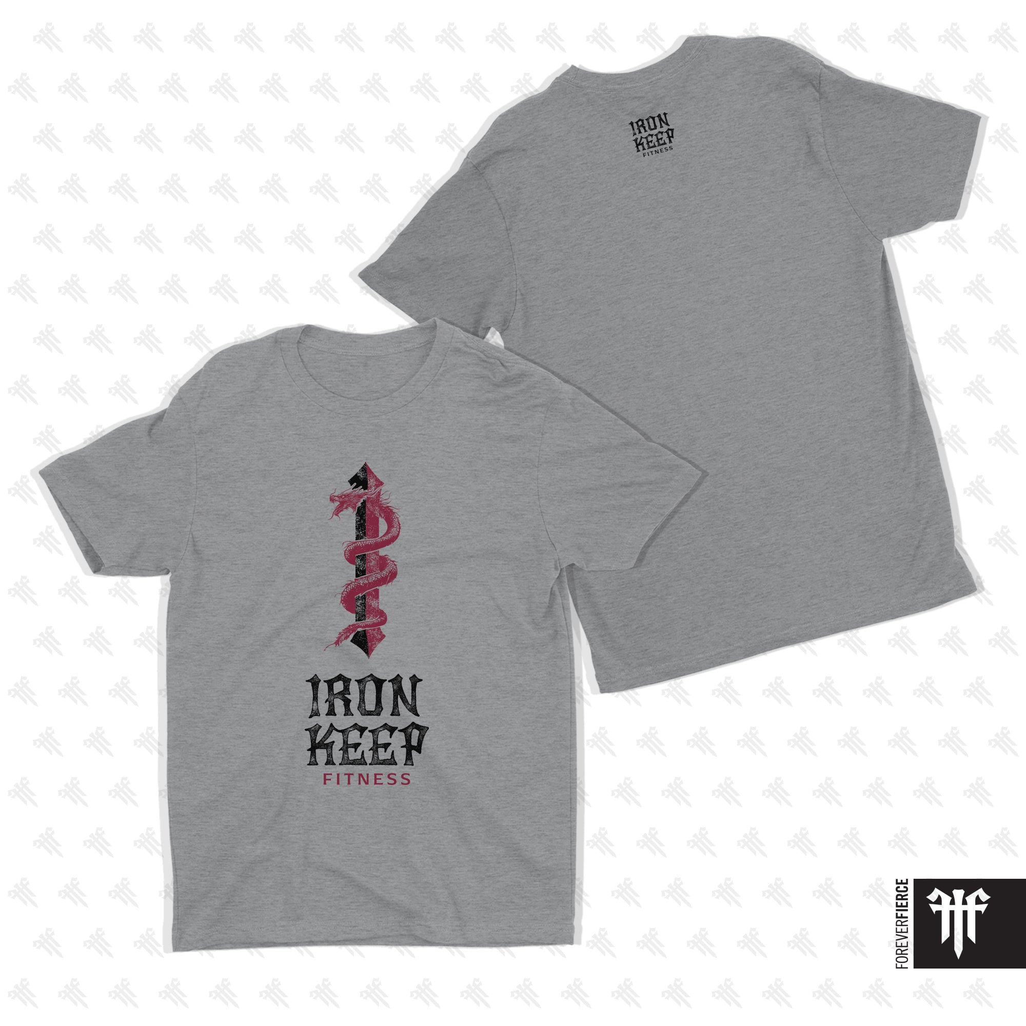 Iron Keep Fitness July 2026 Grey Tee