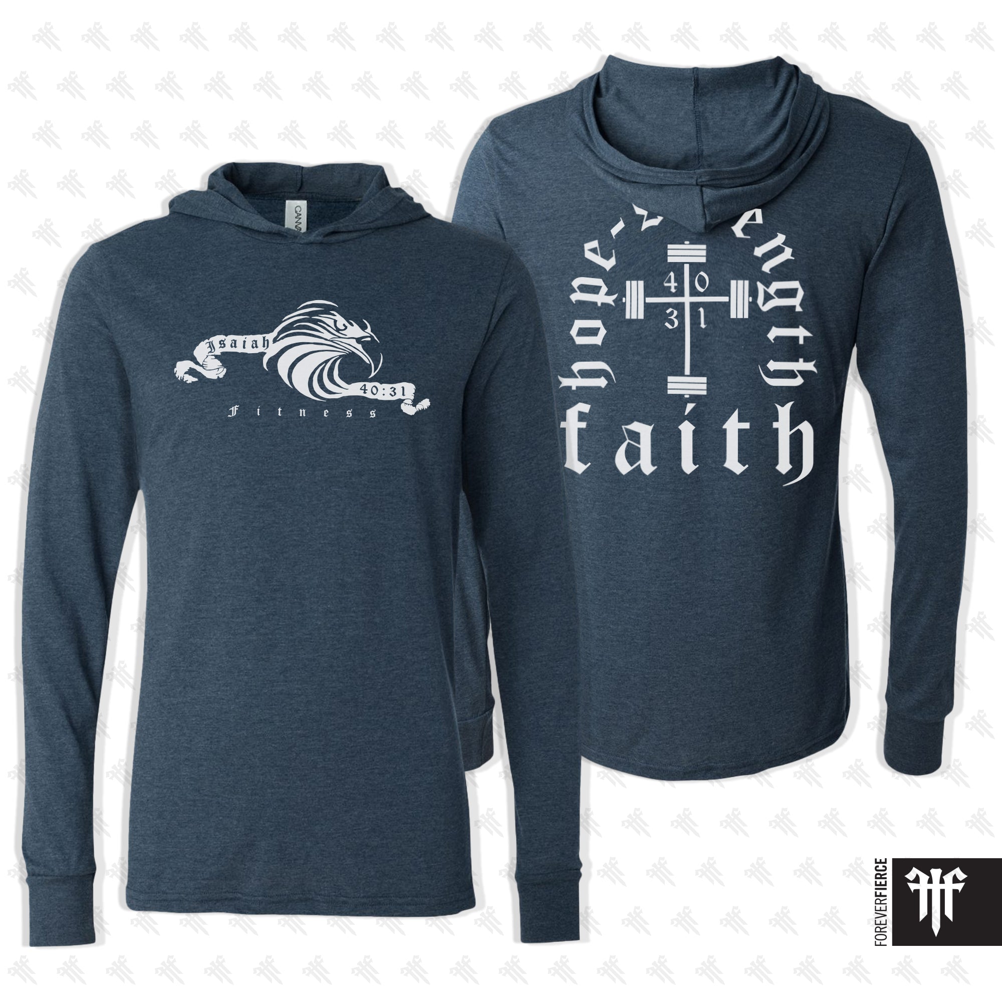 Isaiah 40:31 Fitness November 2025 Longsleeve Hoodie
