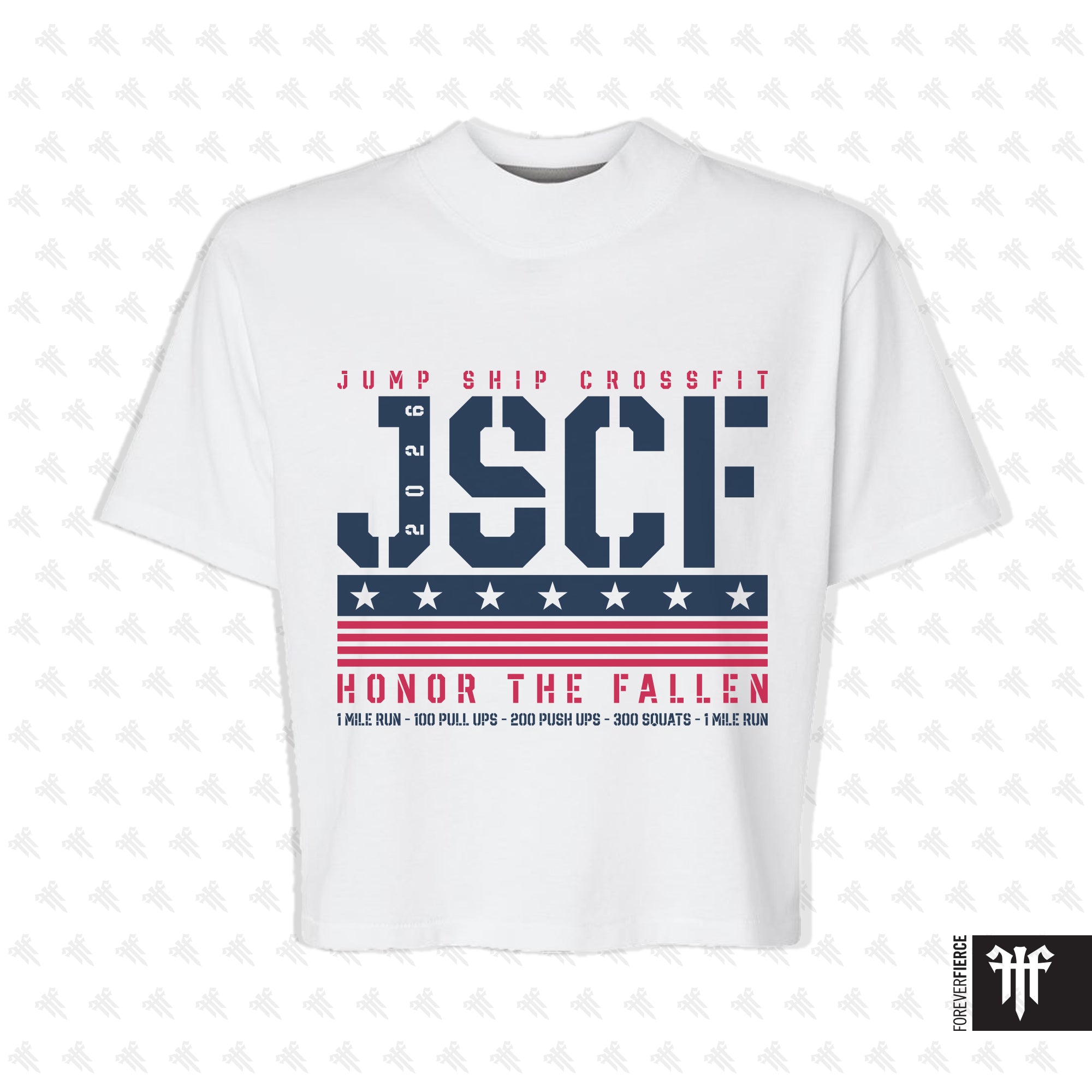 Jump Ship CrossFit April 2026 LAT Womens Boxy Crop Tee